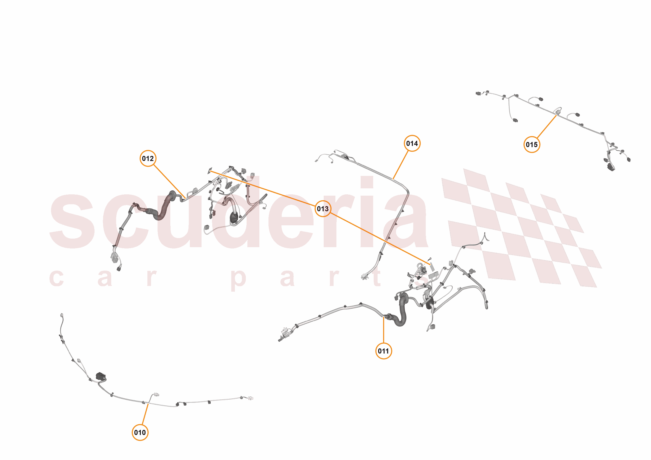 43 - WIRING HARNESS - 43.3 - NON-BODY WIRING HARNESS of McLaren McLaren McLaren 540C Coupe