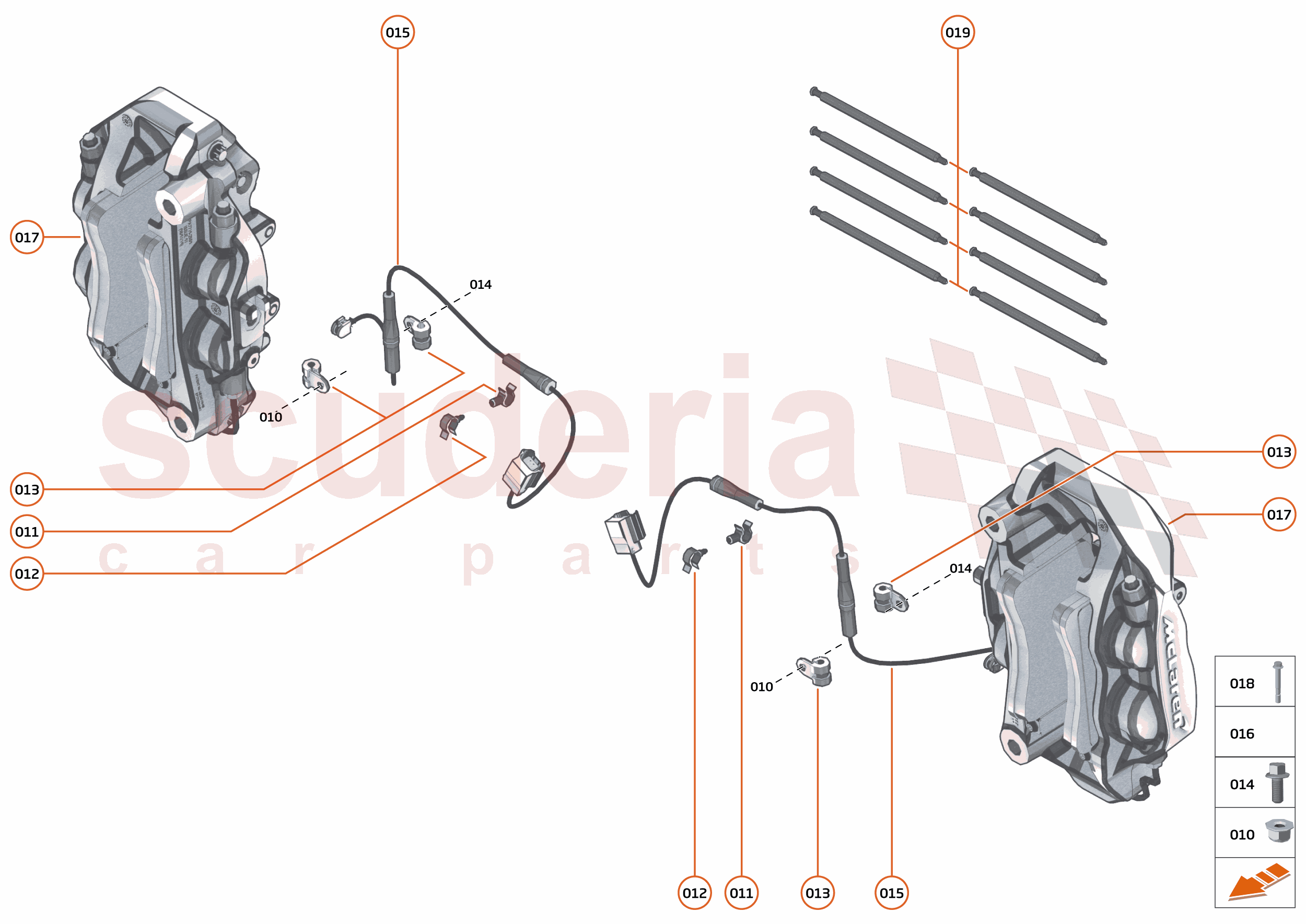 23 - BRAKES - FRONT - 23.2 - BRAKE CALIPERS FRONT of McLaren McLaren McLaren 600LT Spider