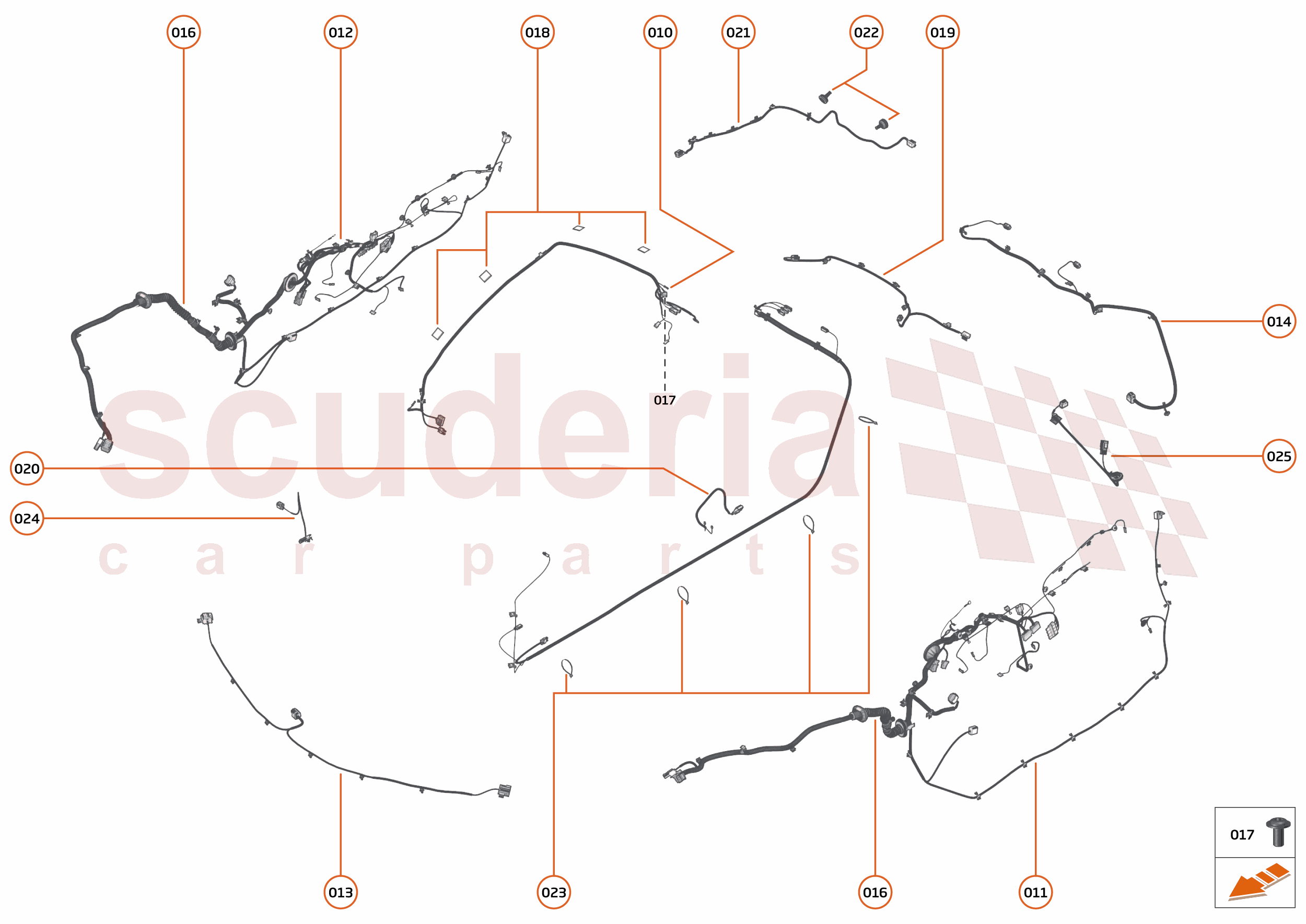 44 - WIRING HARNESS - 44.3 - NON-BODY WIRING HARNESS of McLaren McLaren McLaren 765LT Spider