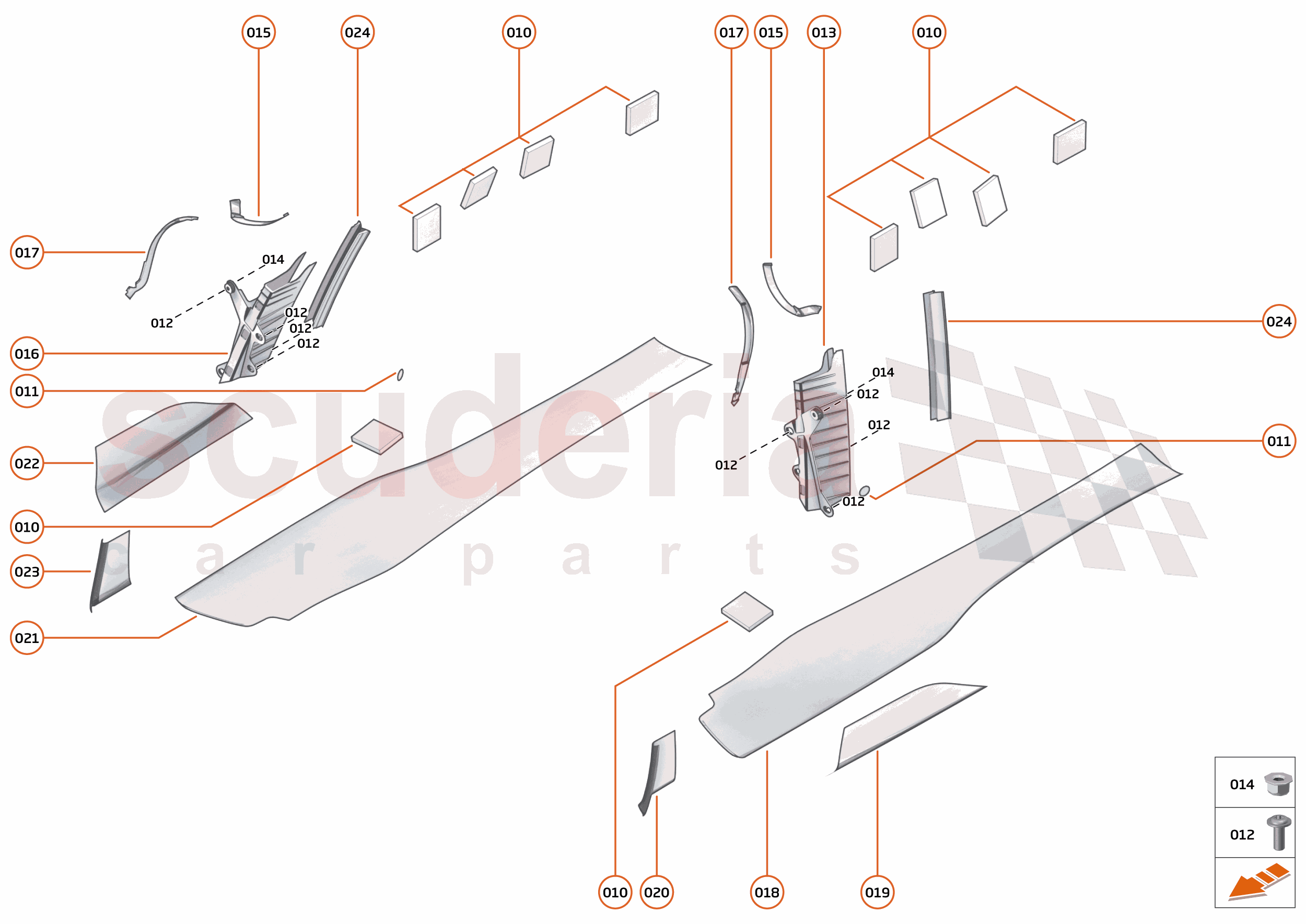 7 - CLOSURES - 7.7 - DOOR HARDWARE of McLaren McLaren McLaren 765LT Spider