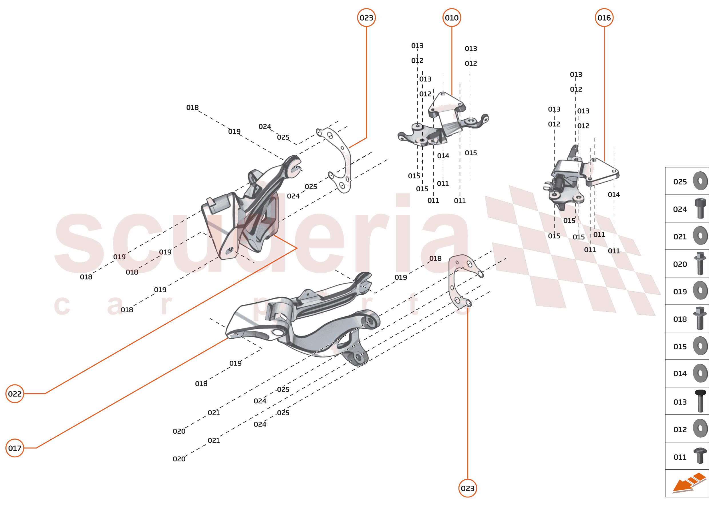 7 - CLOSURES - 7.3 - DOOR HINGE of McLaren McLaren Ultimate Series McLaren Senna