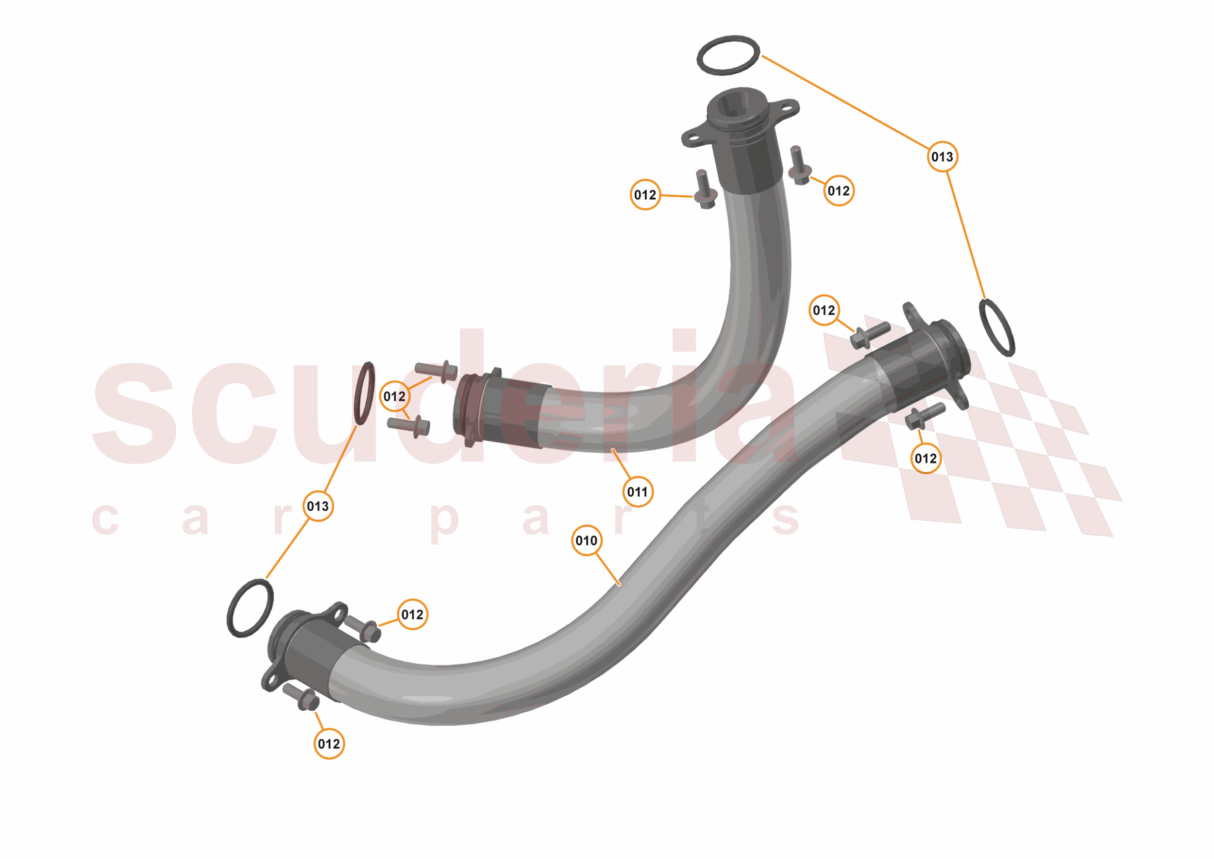 34 - ENGINE OIL SYSTEM - 34.2 - ENGINE OIL FEED & RETURN HOSES of McLaren McLaren McLaren 540C Coupe