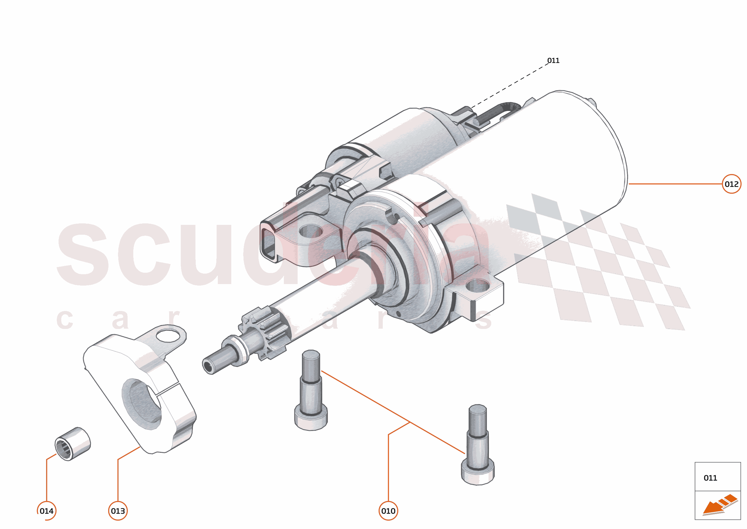 37 - ENGINE ANCILLIARIES - 37.1 - STARTER MOTOR of McLaren McLaren McLaren 600LT Spider
