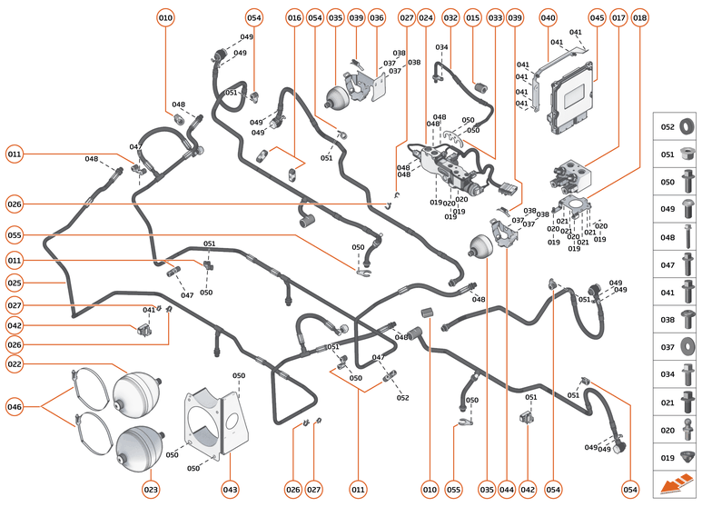17 - SUSPENSION - 17.8 - SUSPENSION FLUID SYSTEMS-P1 of McLaren McLaren Ultimate Series McLaren Speedtail