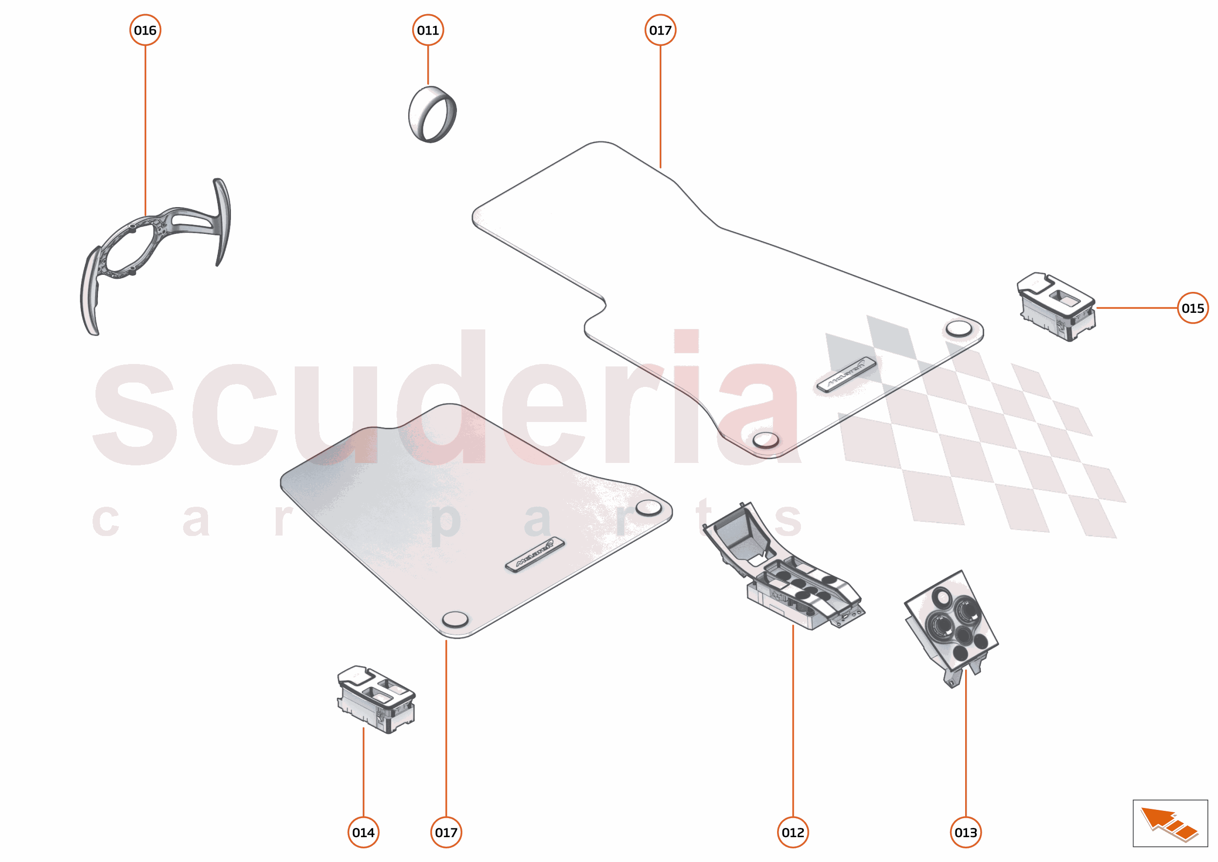 40 - INTERIOR - 40.1 - FACIA VIEW of McLaren McLaren McLaren 12C Spider
