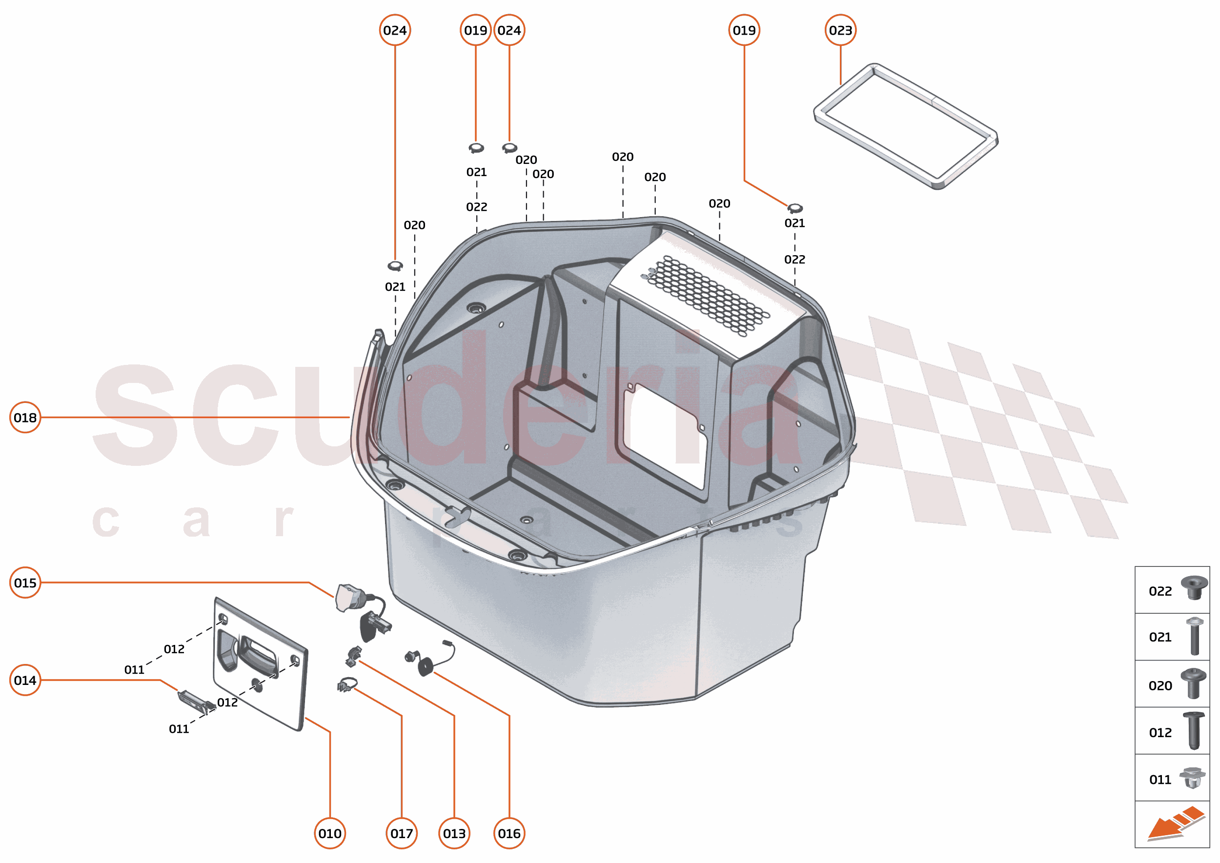 10 - EXTERIOR ORNAMENTATION - 10.4 - LUGGAGE of McLaren McLaren McLaren 720S Spider