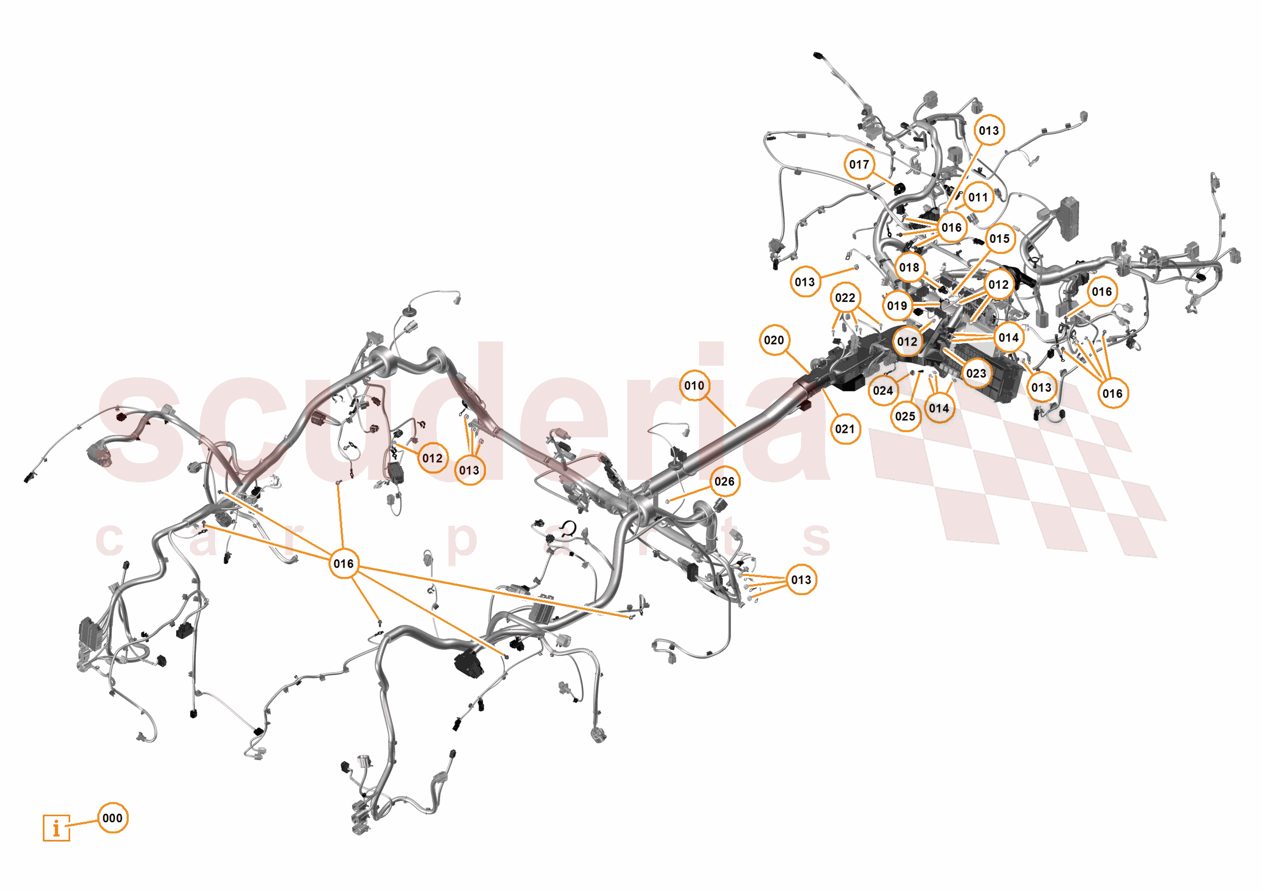 45 - WIRING HARNESS - 45.2 - BODY WIRING HARNESS of McLaren McLaren Ultimate Series McLaren P1 Coupe