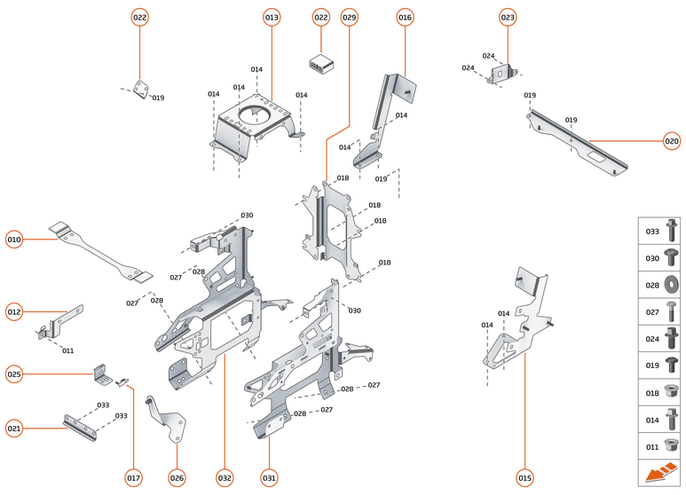 39 - ELECTRICAL HARDWARE - 39.2 - BRACKETS, GROMMETS & FIXINGS of McLaren McLaren Ultimate Series McLaren Senna GTR