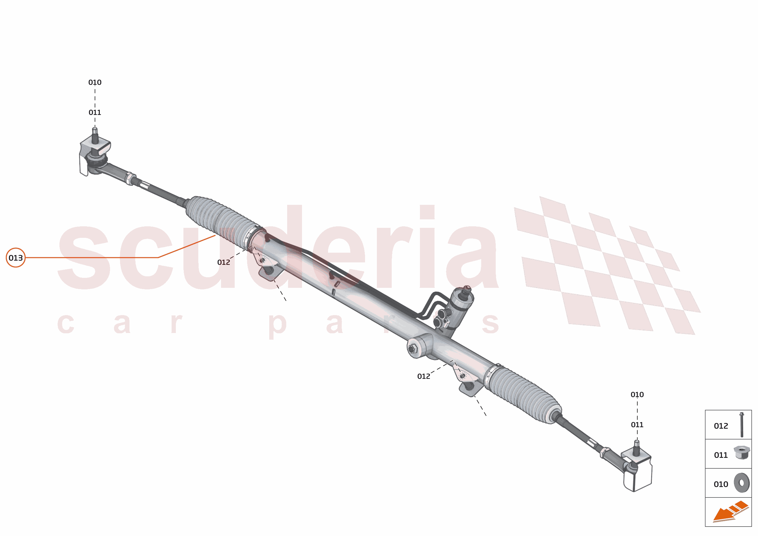 20 - STEERING - 20.3 - STEERING RACK of McLaren McLaren Ultimate Series McLaren Senna
