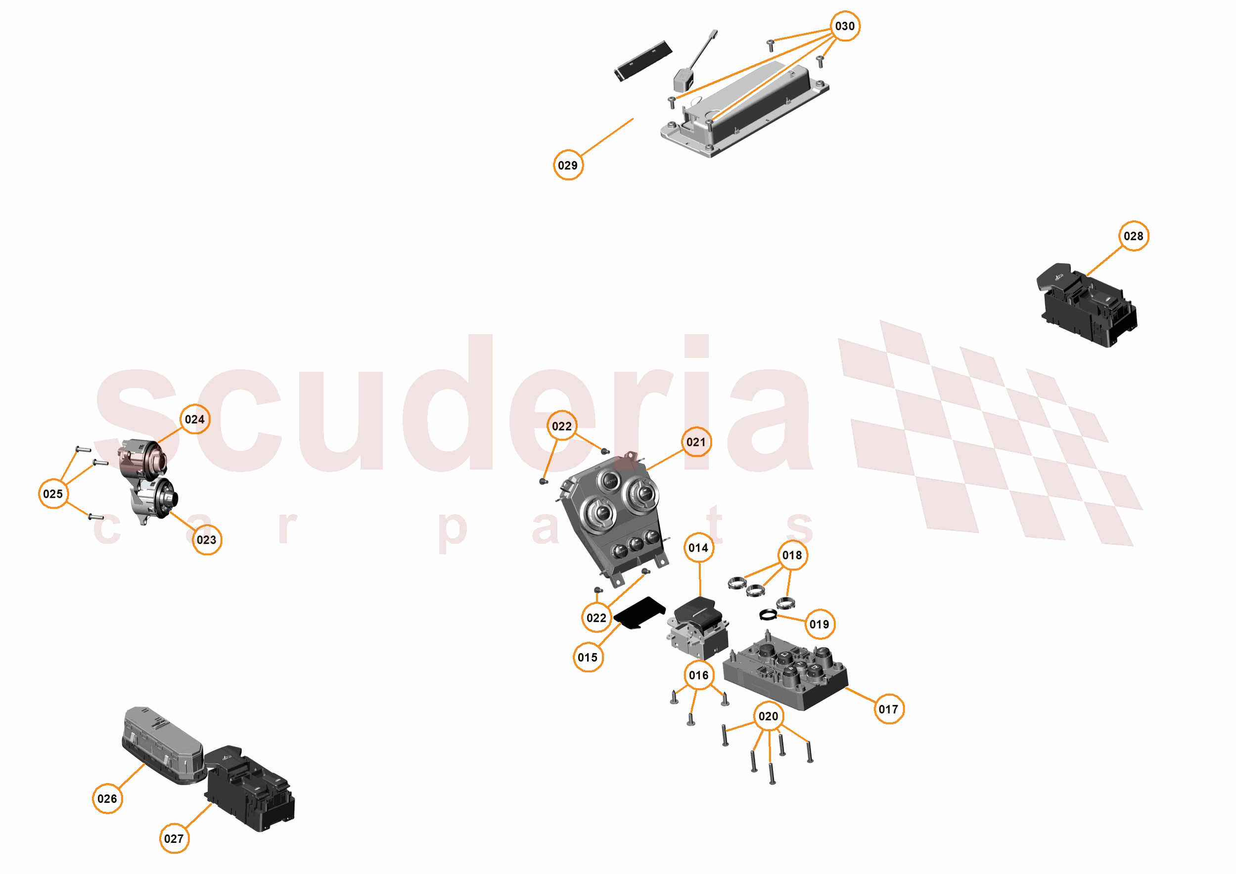 46 - ELECTRICAL SYSTEMS - 46.1 - INTERIOR SWITCHES of McLaren McLaren Ultimate Series McLaren P1 Coupe