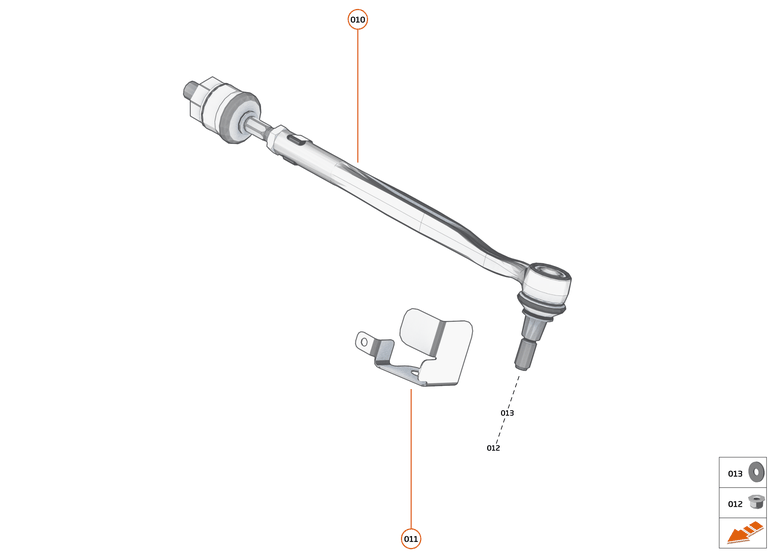 16 - SUSPENSION - 16.8 - REAR TOE LINK of McLaren McLaren Ultimate Series McLaren Elva