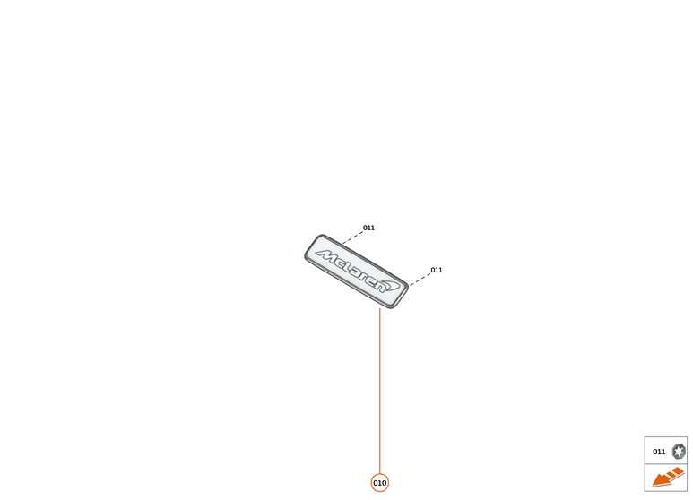 11 - EXTERIOR ORNAMENTATION - 11.2 - FRONT TRIM of McLaren McLaren Ultimate Series McLaren Elva