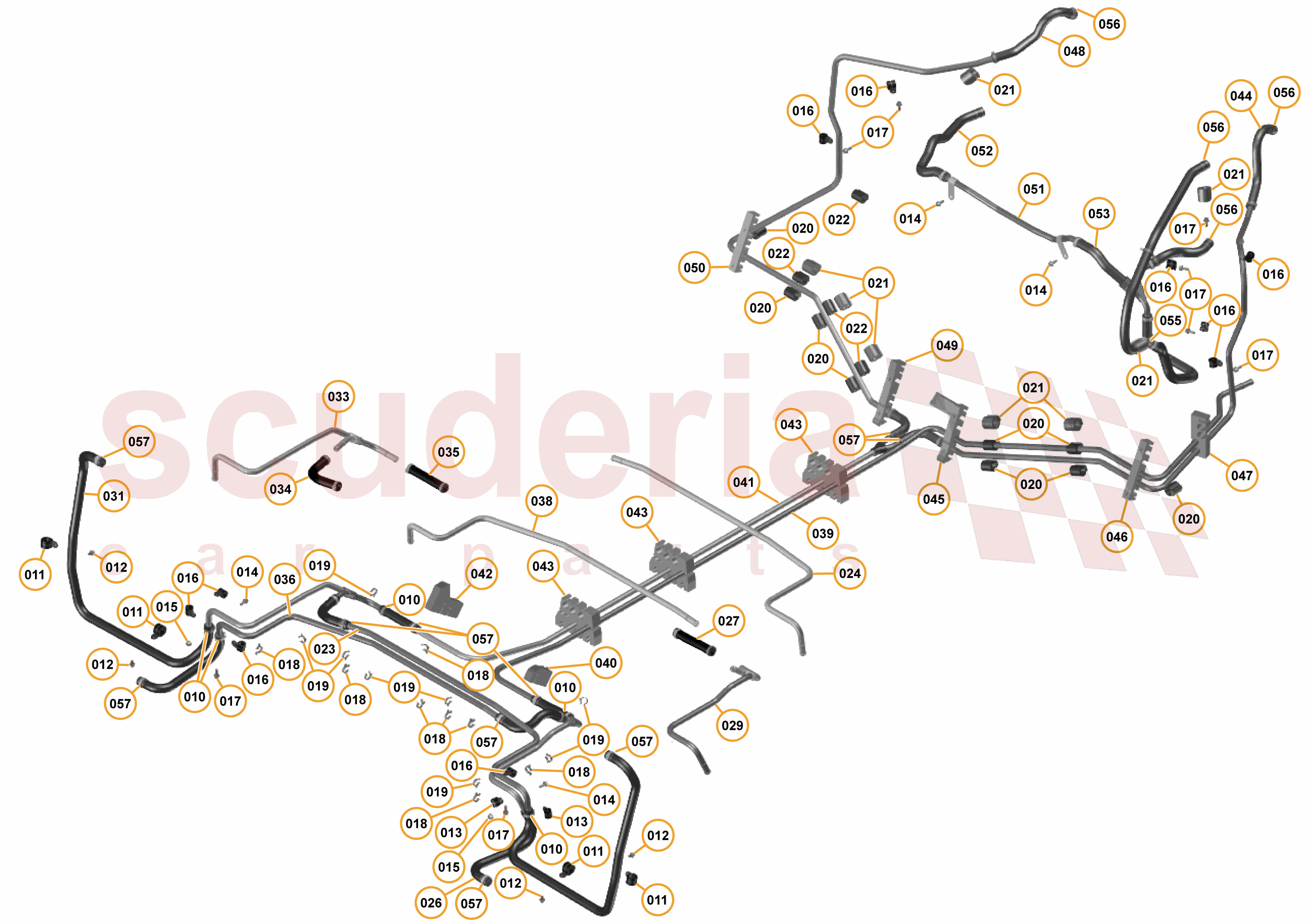 14 - L1 - COOLING SYSTEM - 14.1 - 01 - LOW TEMPERATURE CIRCUIT & PIPES of McLaren McLaren McLaren 675LT Spider