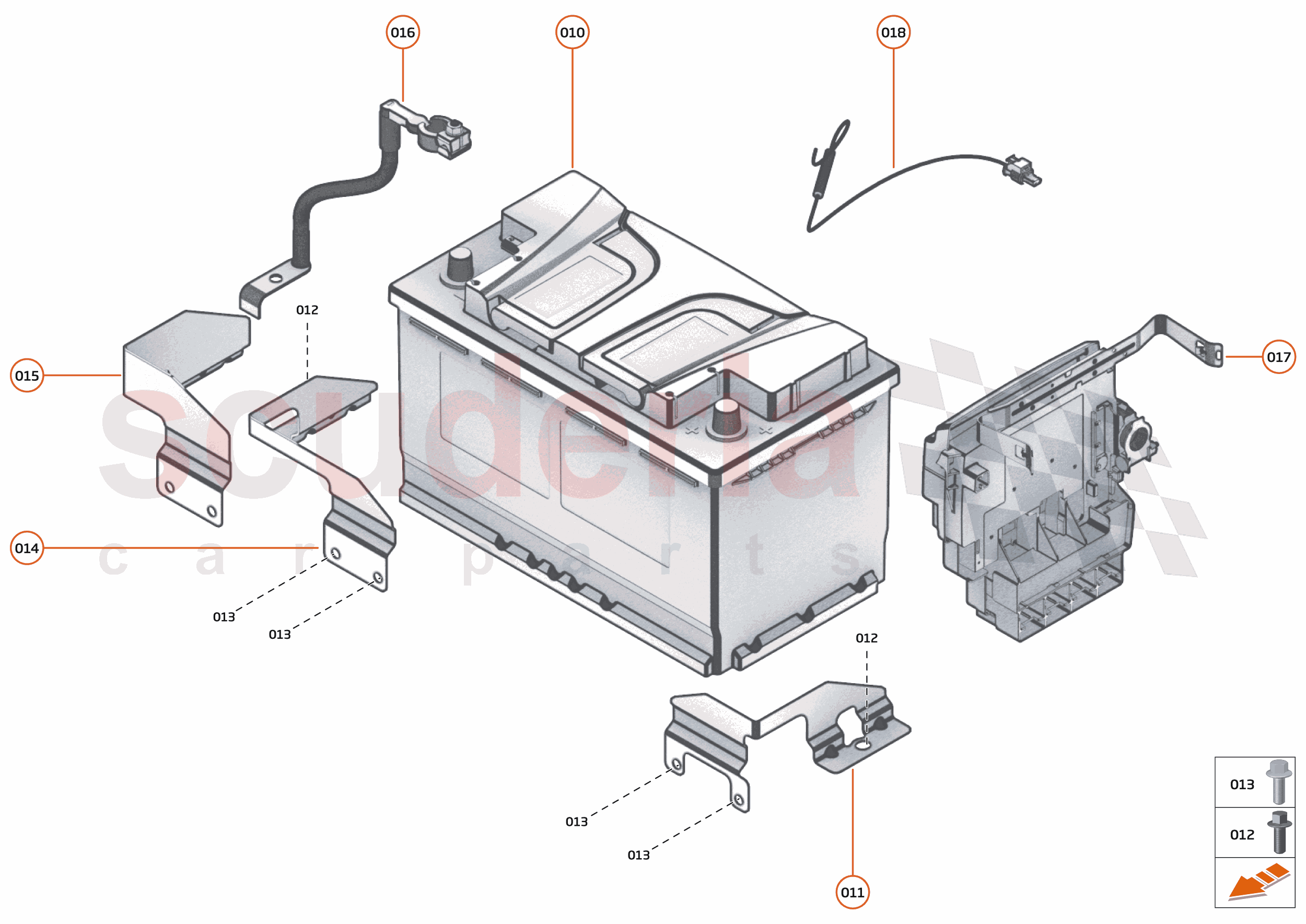 44 - ELECTRICAL HARDWARE - 44.1 - BATTERY of McLaren McLaren McLaren 720S Spider