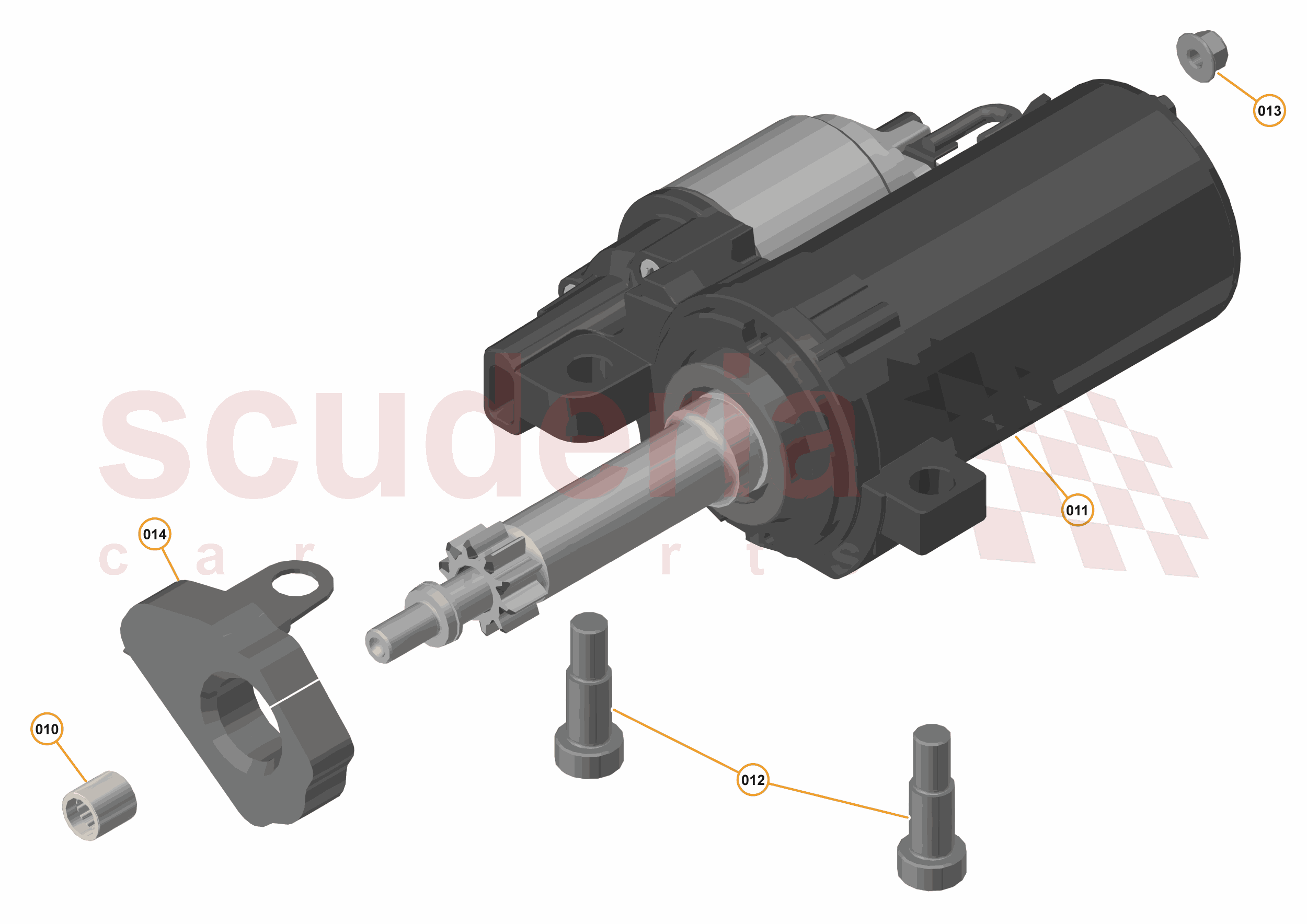38 - ENGINE ANCILLIARIES - 38.1 - STARTER MOTOR of McLaren McLaren McLaren 720S Coupe
