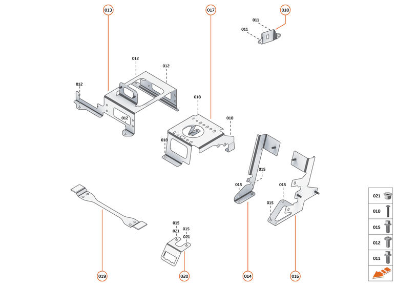 39 - ELECTRICAL HARDWARE - 39.2 - BRACKETS, GROMMETS & FIXINGS of McLaren McLaren Ultimate Series McLaren Elva