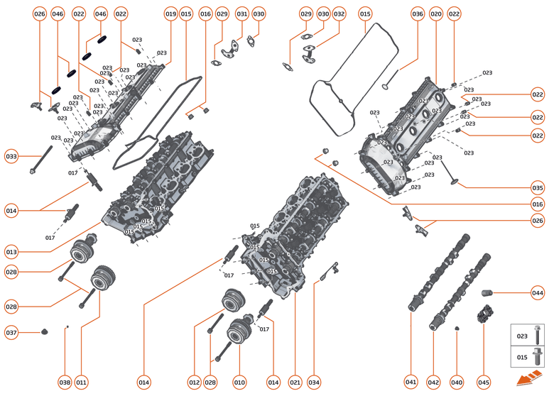 21 - ENGINE - 21.1 - CYLINDER HEAD & VALVE TRAIN of McLaren McLaren Ultimate Series McLaren Elva
