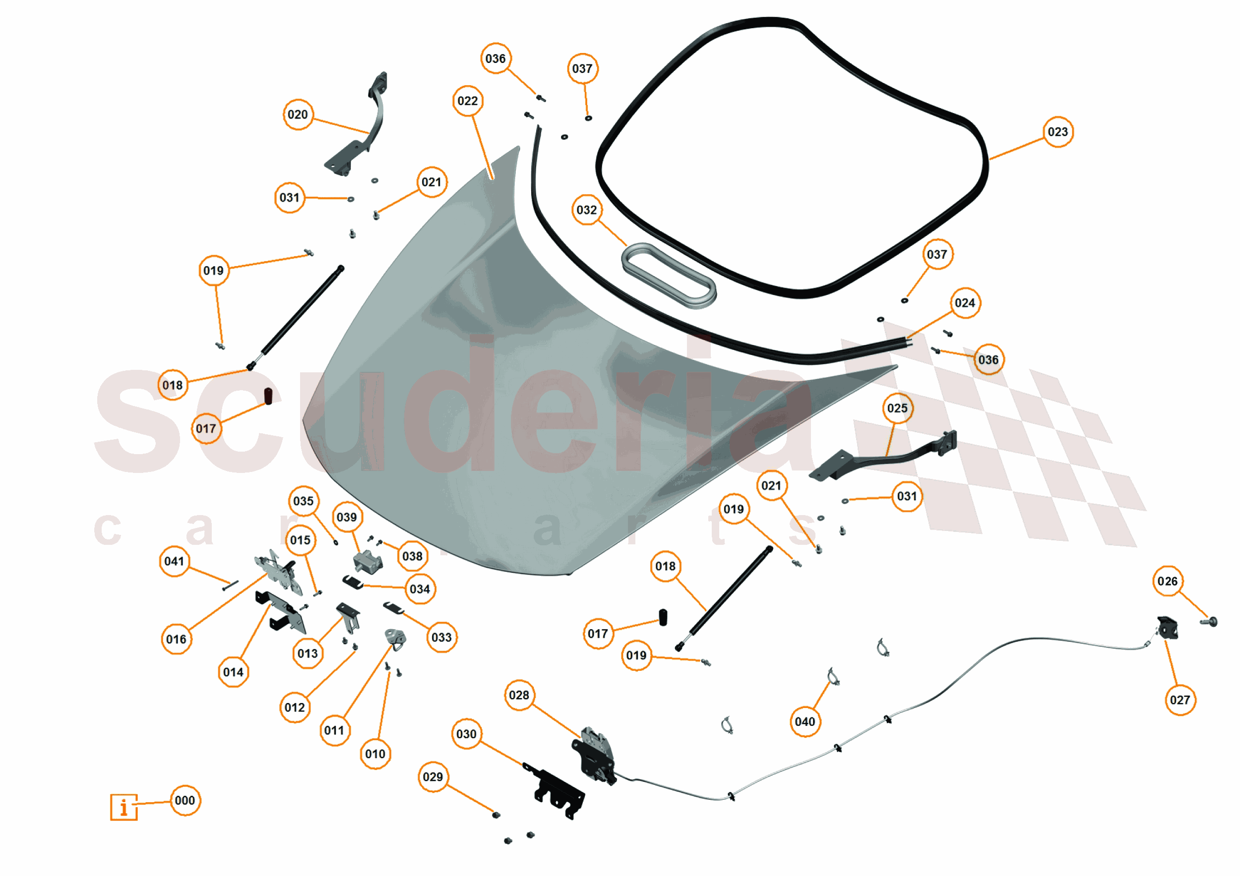 3 - A3 -CLOSURES - 3.1 - 01 - BONNET of McLaren McLaren McLaren 12C Coupe