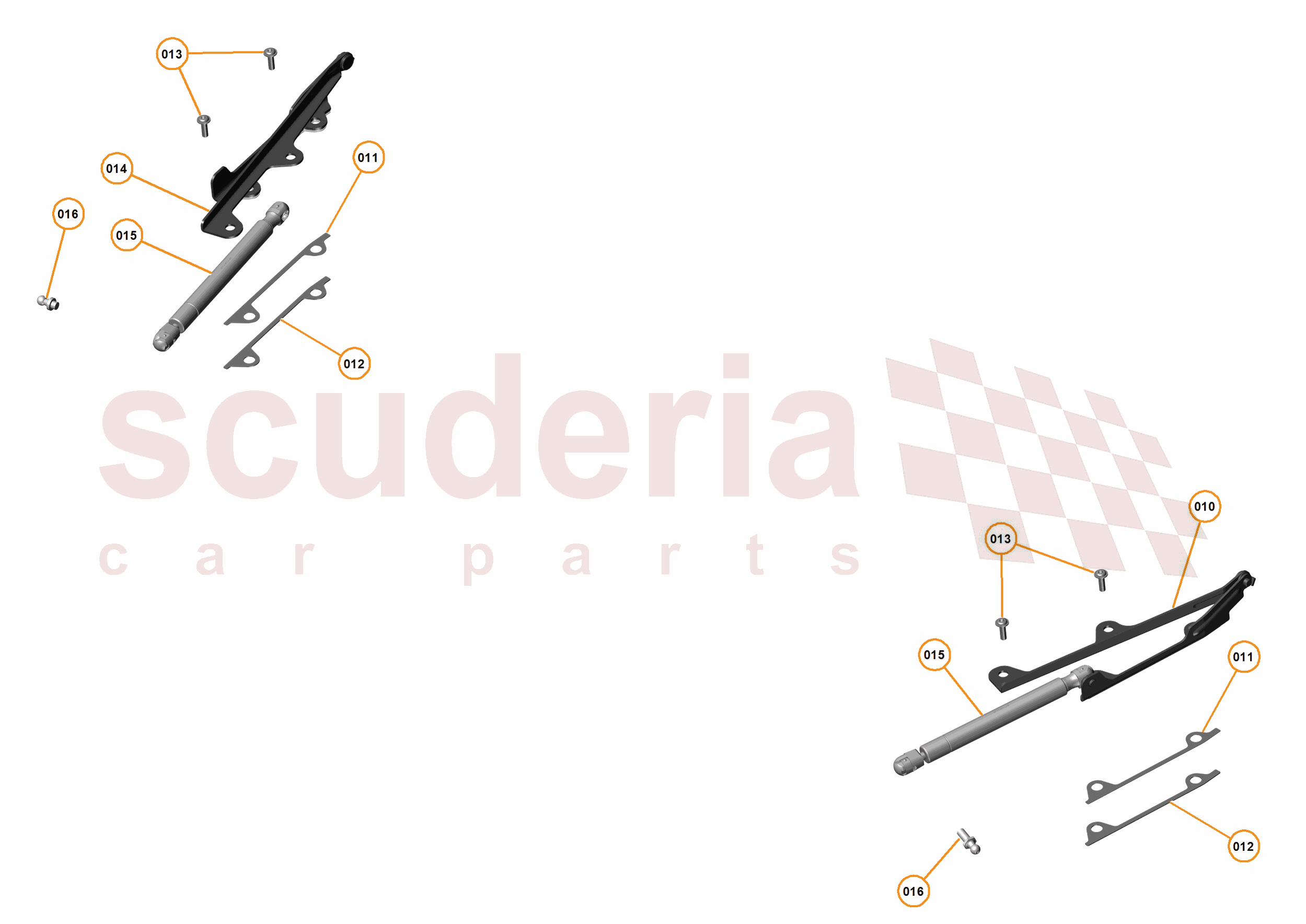 5 - CLOSURES - 5.2 - BONNET HINGE of McLaren McLaren Ultimate Series McLaren P1 Coupe