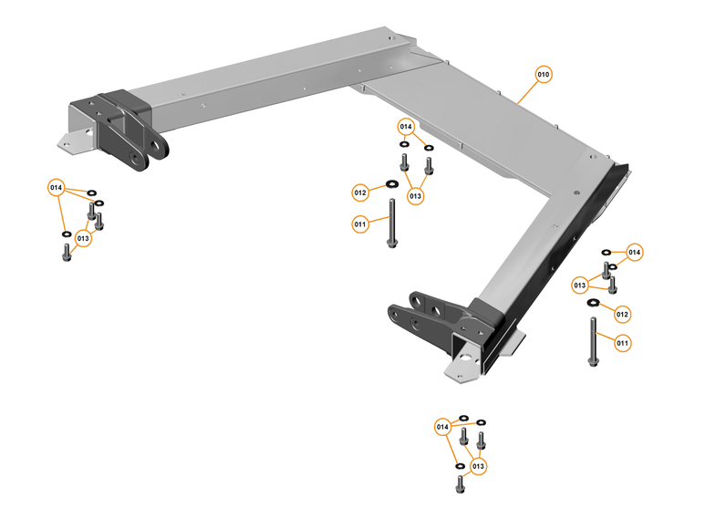 3 - REAR STRUCTURES - 3.3 - ENGINE CRADLE of McLaren McLaren Ultimate Series McLaren P1 Coupe