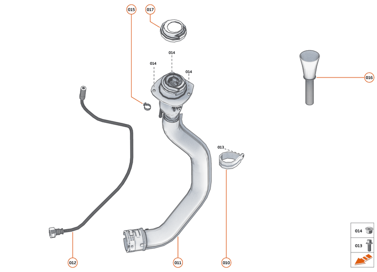 30 - FUEL SYSTEM - 30.3 - FUEL FILLER NECK of McLaren McLaren Ultimate Series McLaren Elva