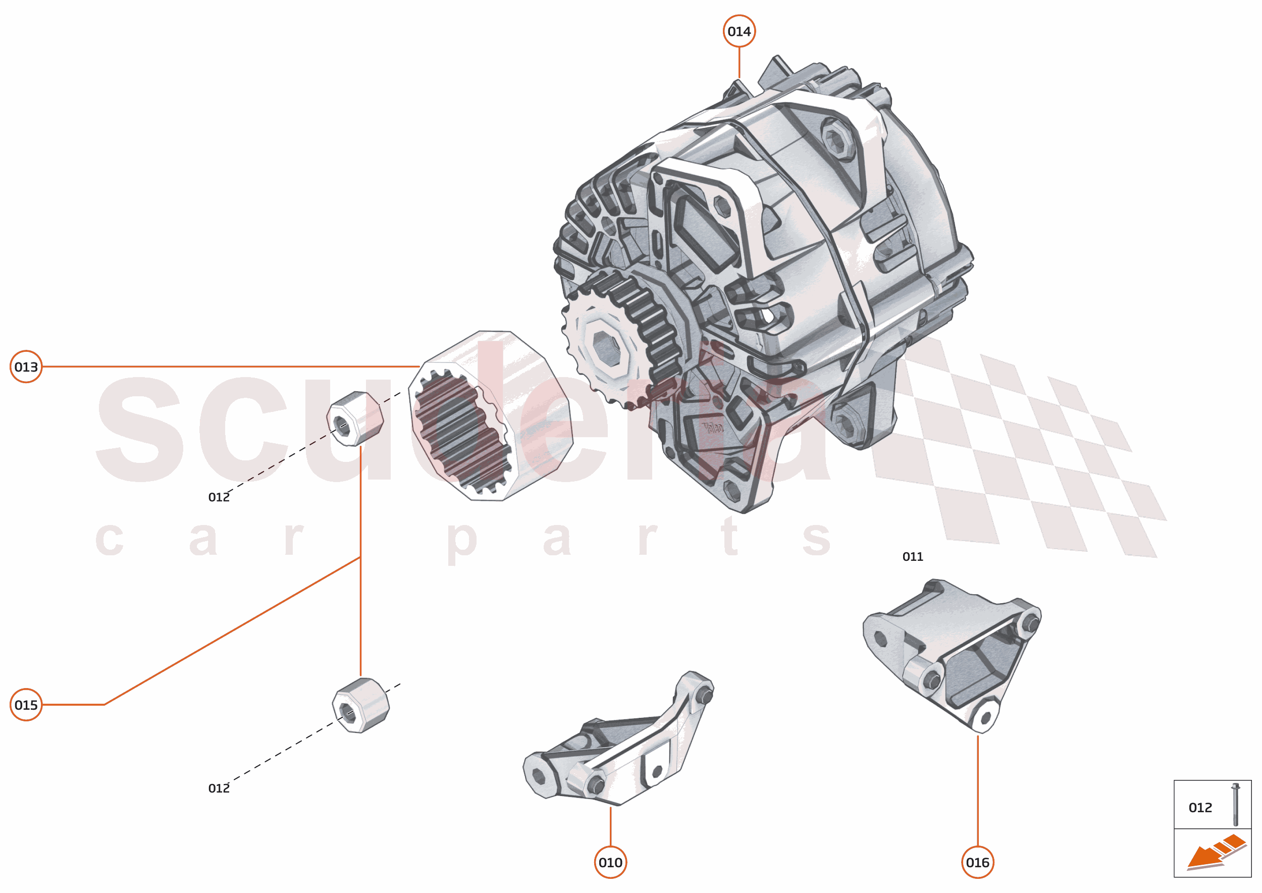 23 - ENGINE - 23.12 - ALTERNATOR of McLaren McLaren Ultimate Series McLaren Senna GTR