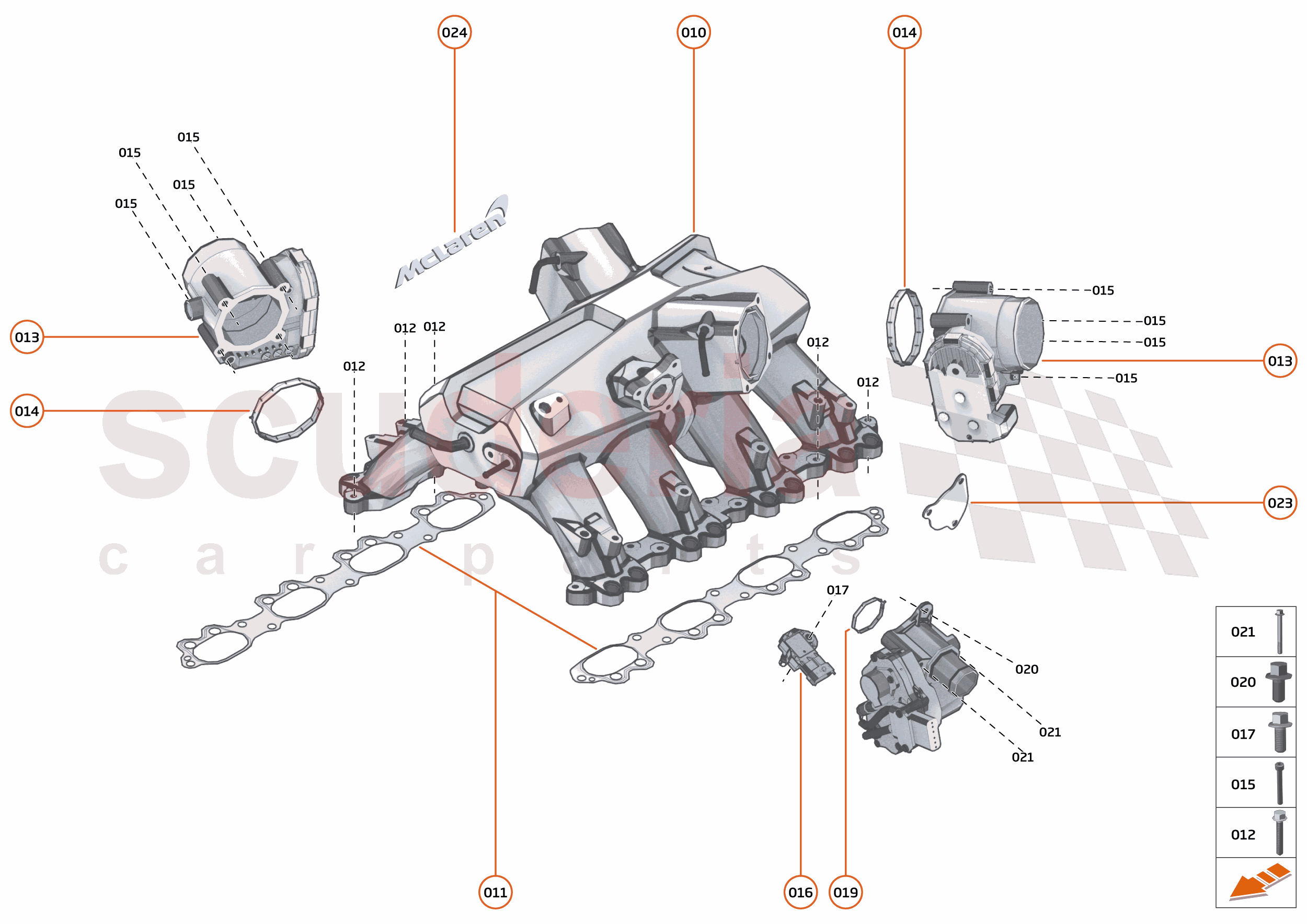 34 - ENGINE - 34.3 - INLET MANIFOLD of McLaren McLaren McLaren 765LT