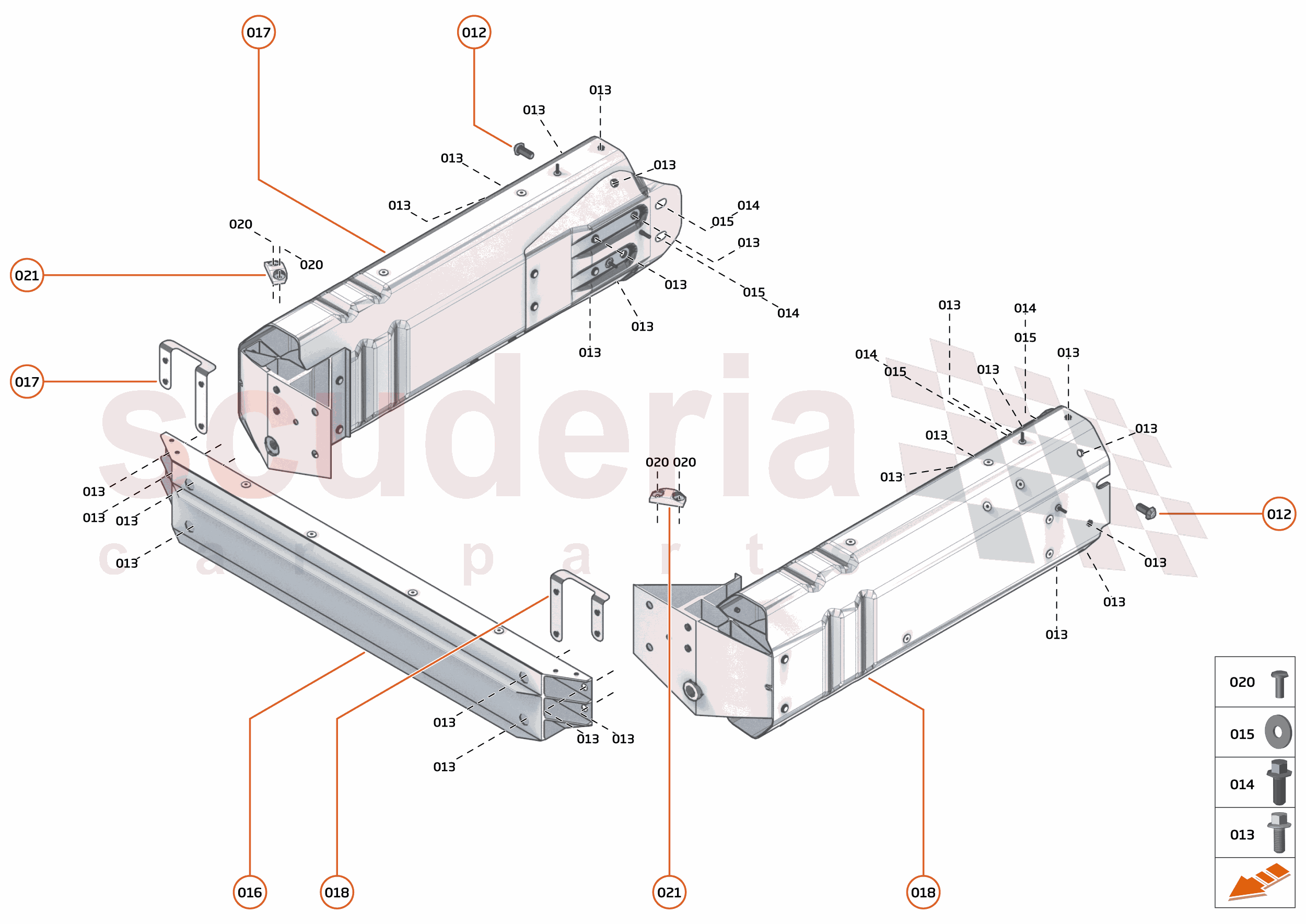 1 - FRONT STRUCTURES - 1.1 - FRONT CRASH STRUCTURE of McLaren McLaren McLaren 620R