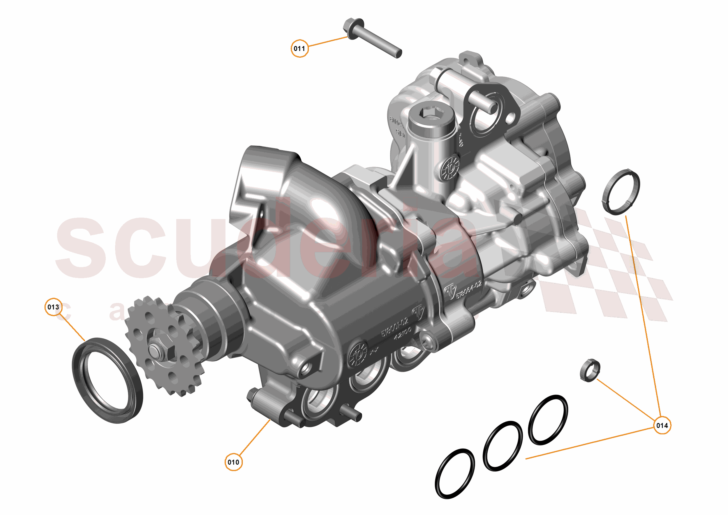 34 - ENGINE OIL SYSTEM - 34.4 - ENGINE OIL PUMP of McLaren McLaren Ultimate Series McLaren P1 Coupe