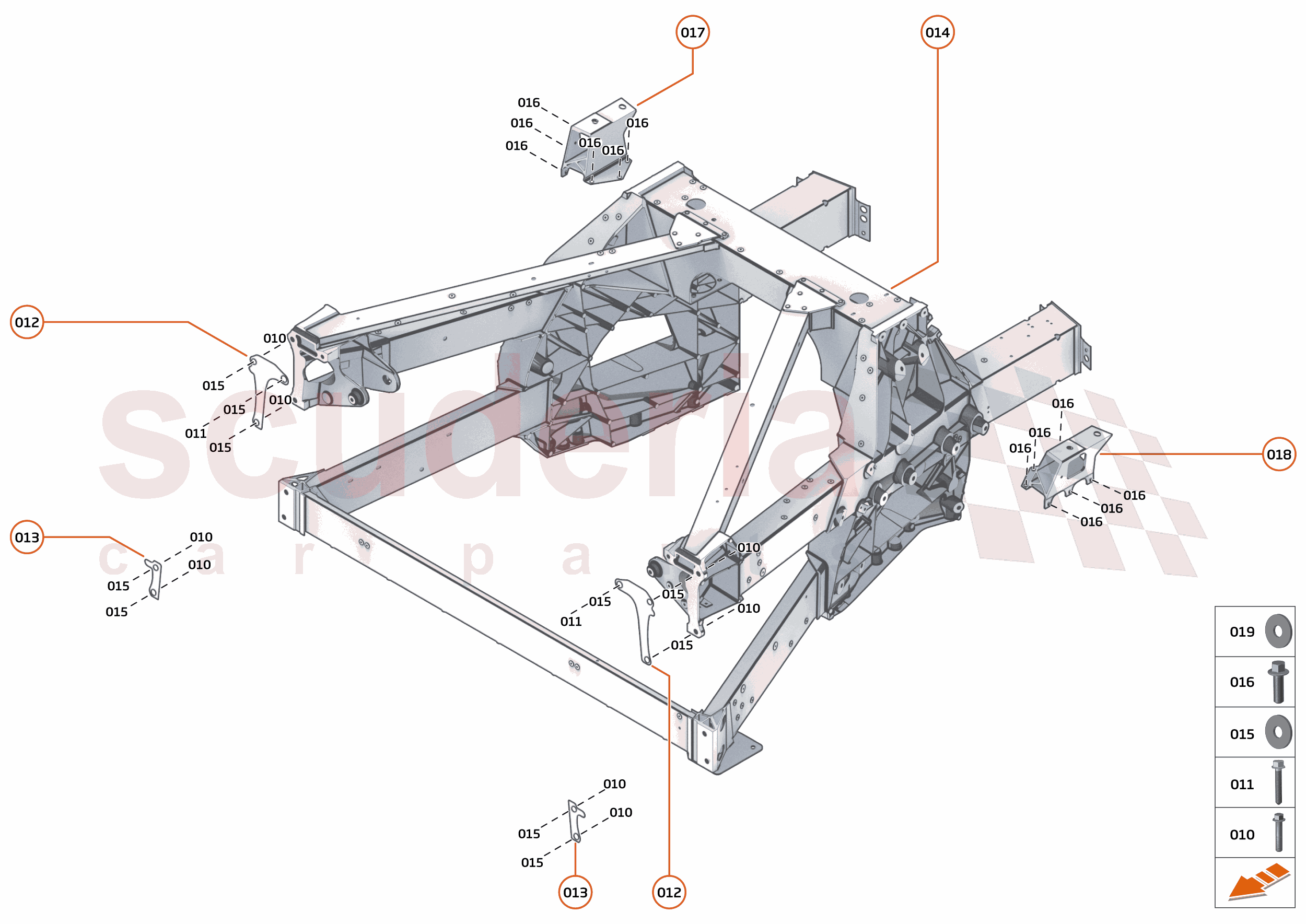 3 - REAR STRUCTURES - 3.1 - REAR FRAME of McLaren McLaren McLaren Artura