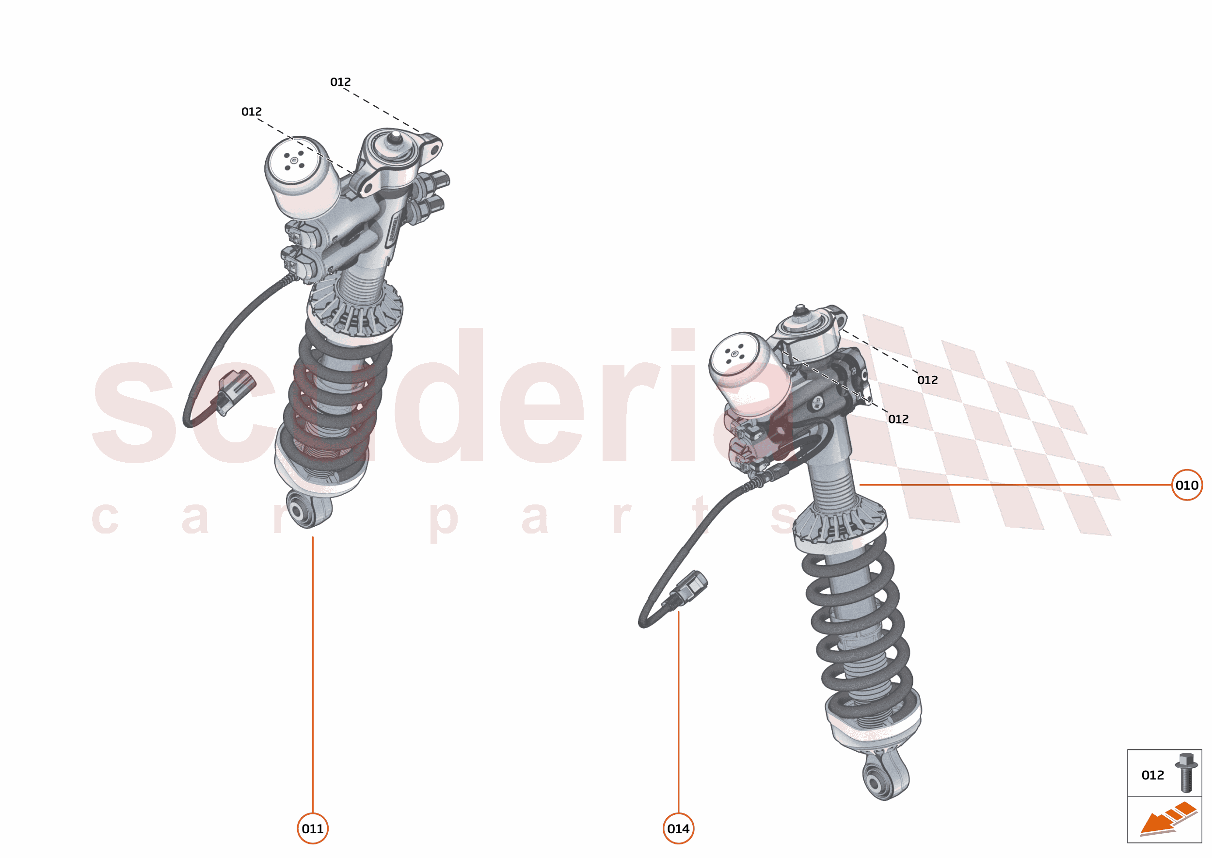20 - SUSPENSION - REAR - 20.1 - DAMPER & ACTUATOR ASSEMBLIES REAR of McLaren McLaren McLaren 765LT Spider