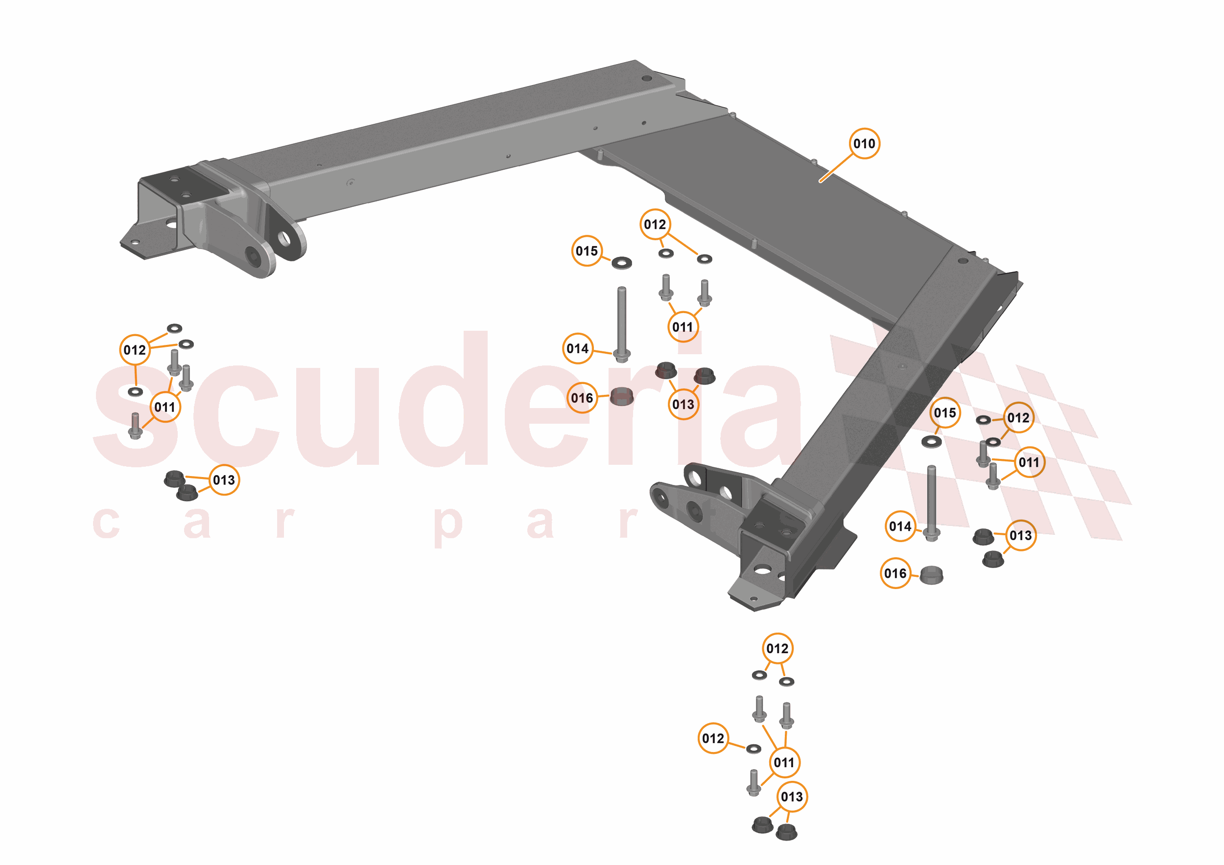3 - REAR STRUCTURES - 3.3 - ENGINE CRADLE of McLaren McLaren McLaren 570S Coupe