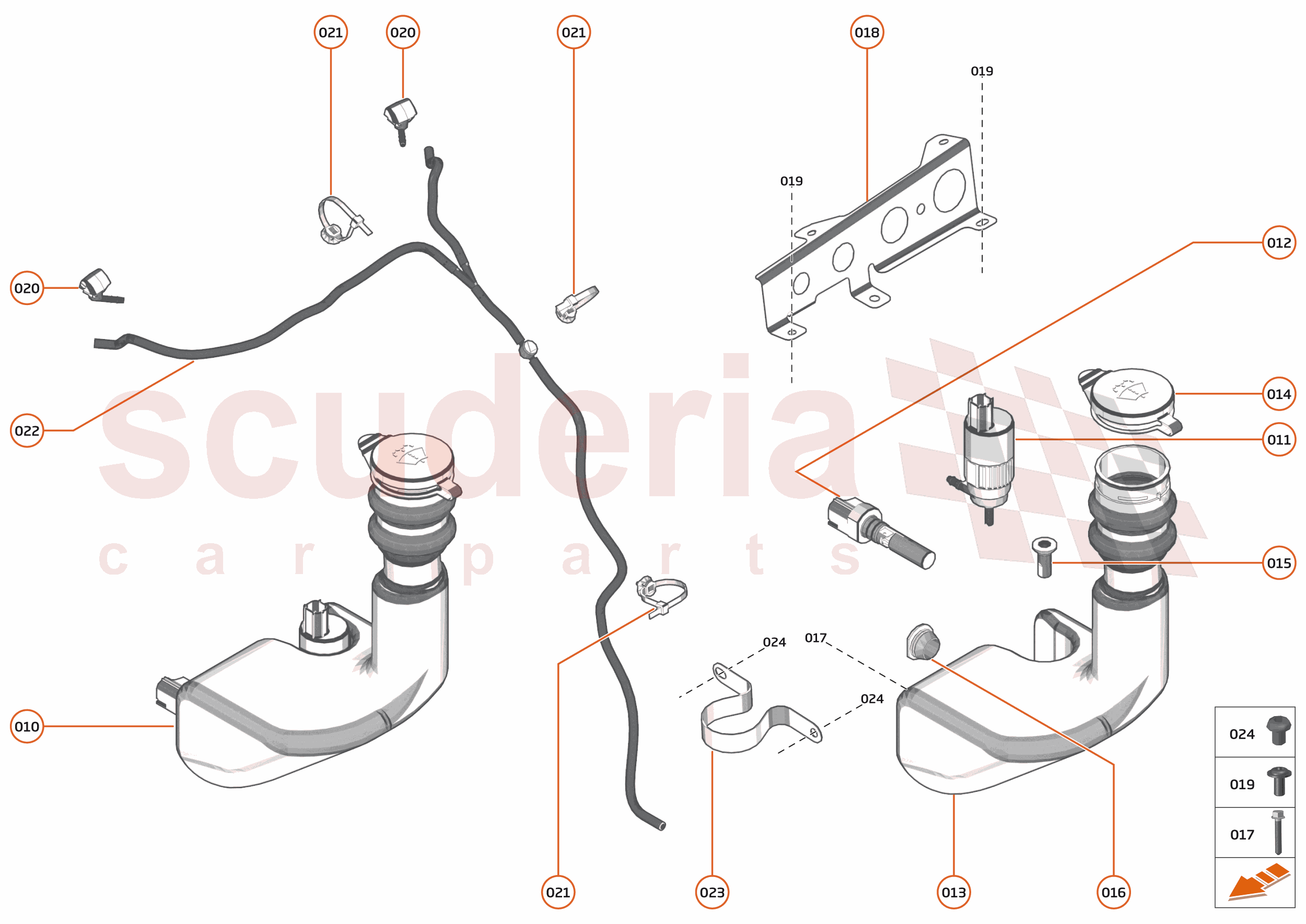 14 - WIPERS AND WASHER SYSTEM - 14.1 - WASHER SYSTEM of McLaren McLaren Ultimate Series McLaren Senna