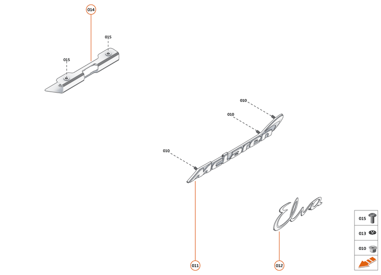 11 - EXTERIOR ORNAMENTATION - 11.4 - REAR TRIM of McLaren McLaren Ultimate Series McLaren Elva