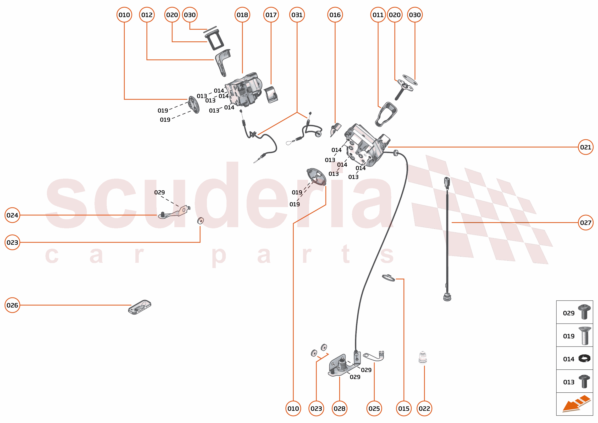 7 - CLOSURES - 7.7 - DOOR LATCH of McLaren McLaren McLaren 750S Spider