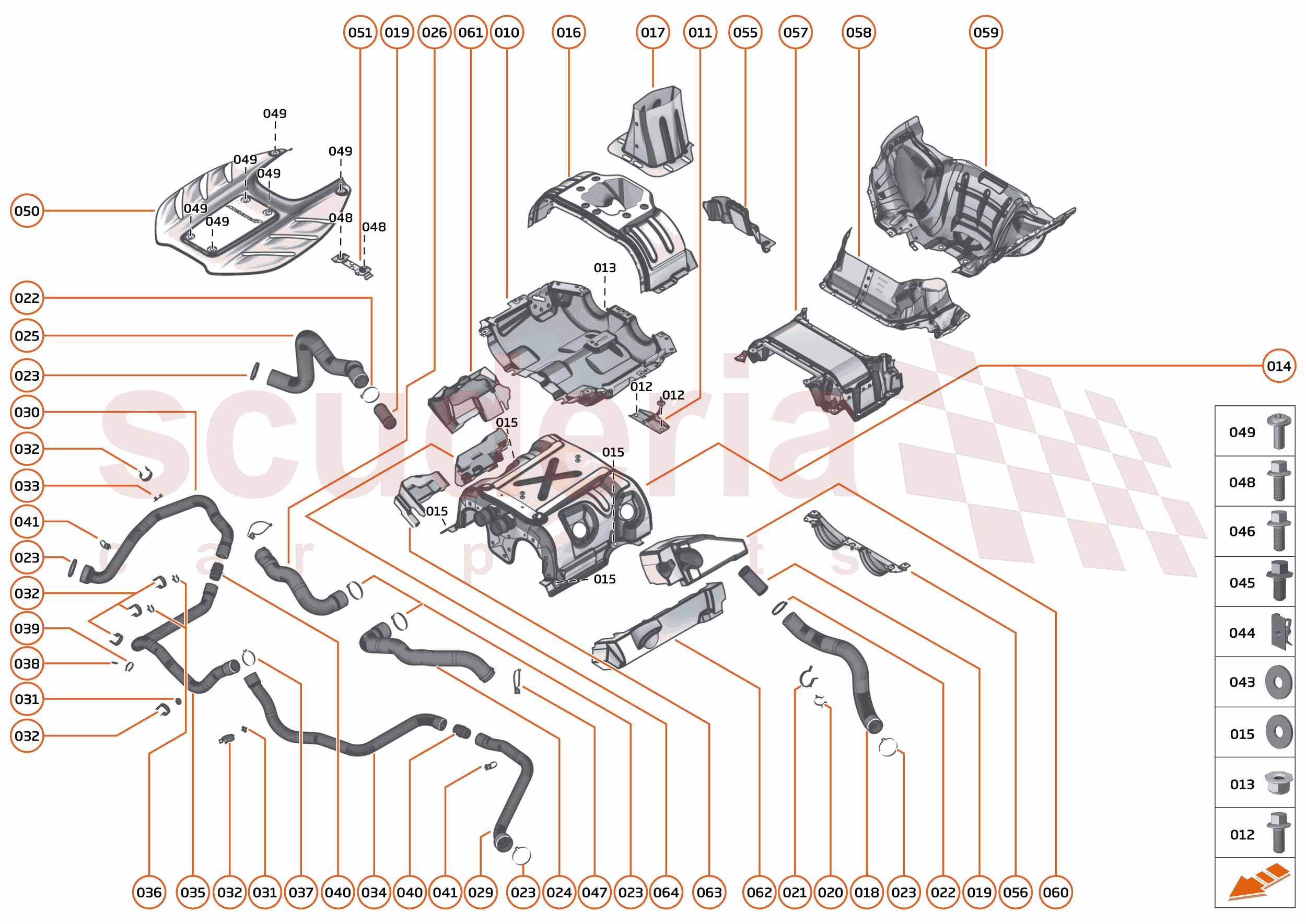 24 - NVH HEAT INSULATION - 24.1 - INSULATION POWERTRAIN MOUNTED of McLaren McLaren McLaren Artura
