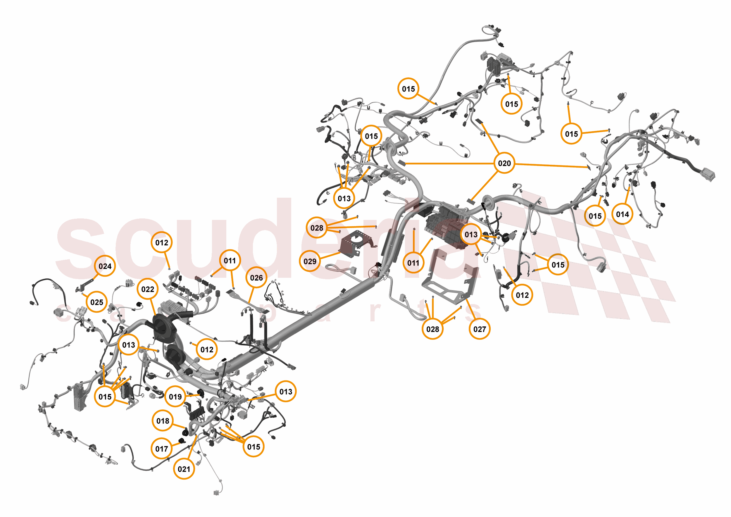 45 - WIRING HARNESS - 45.2 - BODY WIRING HARNESS of McLaren McLaren McLaren 720S Coupe