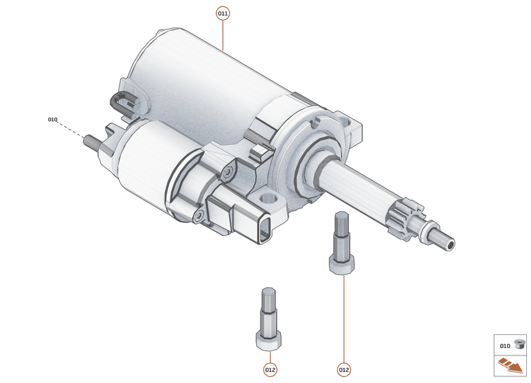 26 - ENGINE ANCILLIARIES - 26.1 - STARTER MOTOR of McLaren McLaren Ultimate Series McLaren Senna GTR