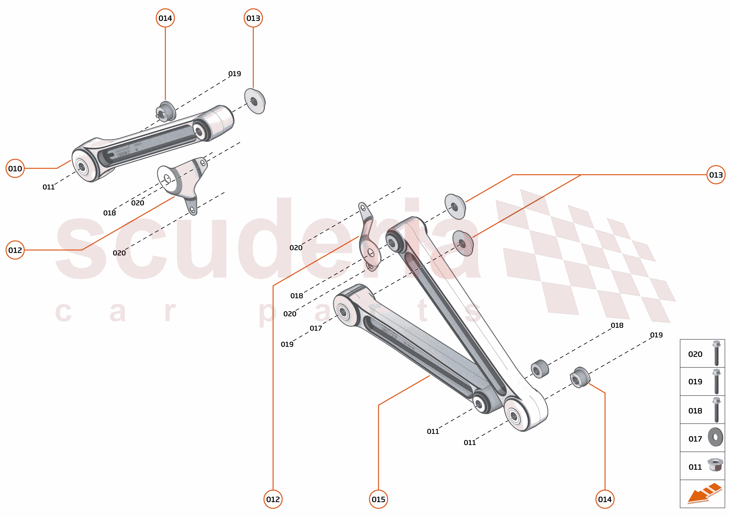 20 - POWERTRAIN MOUNTING SYSTEM - 20.1 - REAR AXLE MOUNTING SYSTEM of McLaren McLaren Ultimate Series McLaren Elva