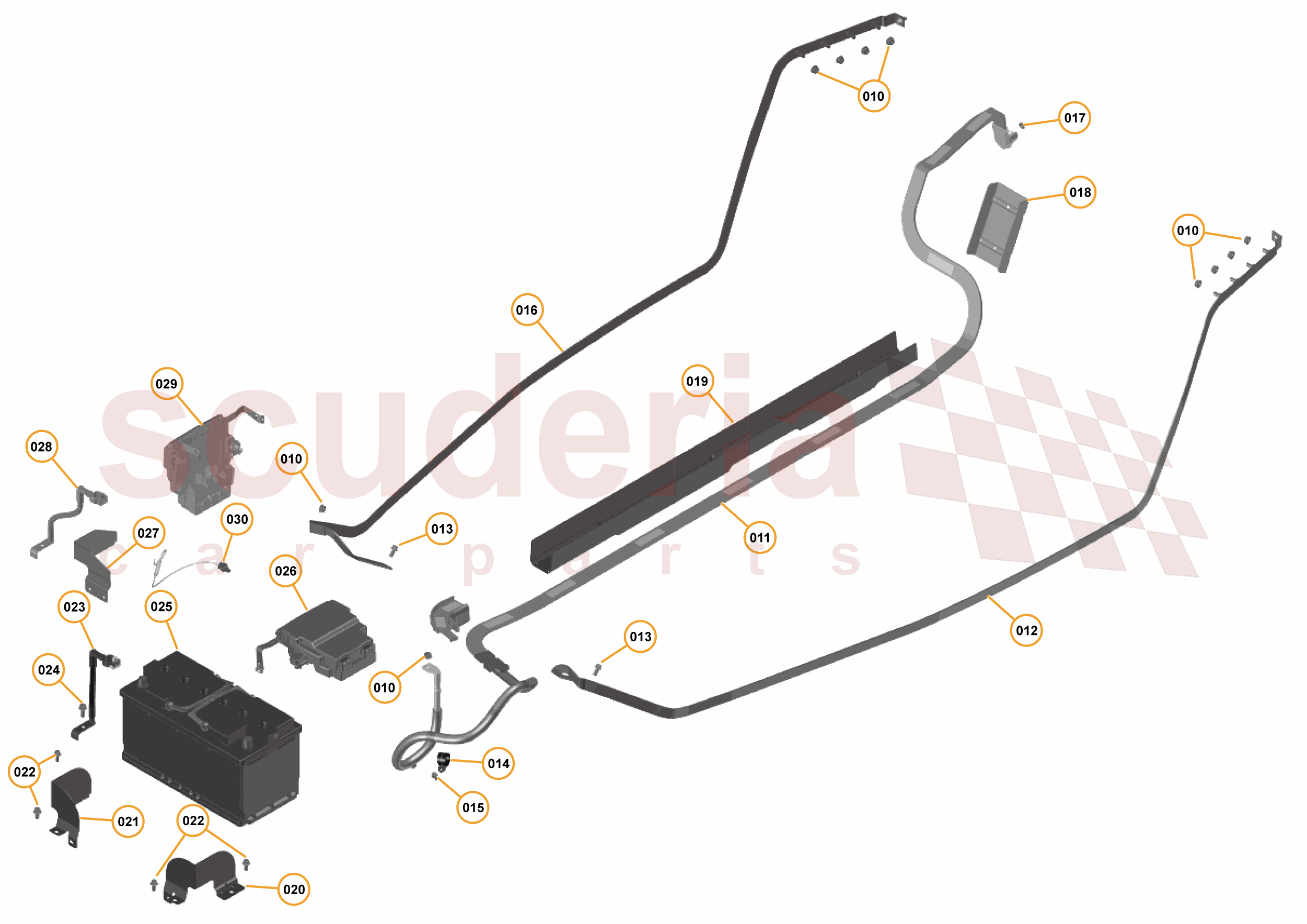 24 - M1 - ELECTRICAL DISTRIBUTION - 24.1 - 01 - ELECTRICAL DISTRIBUTION - POWER DISTRIBUTION of McLaren McLaren McLaren 675LT Coupe