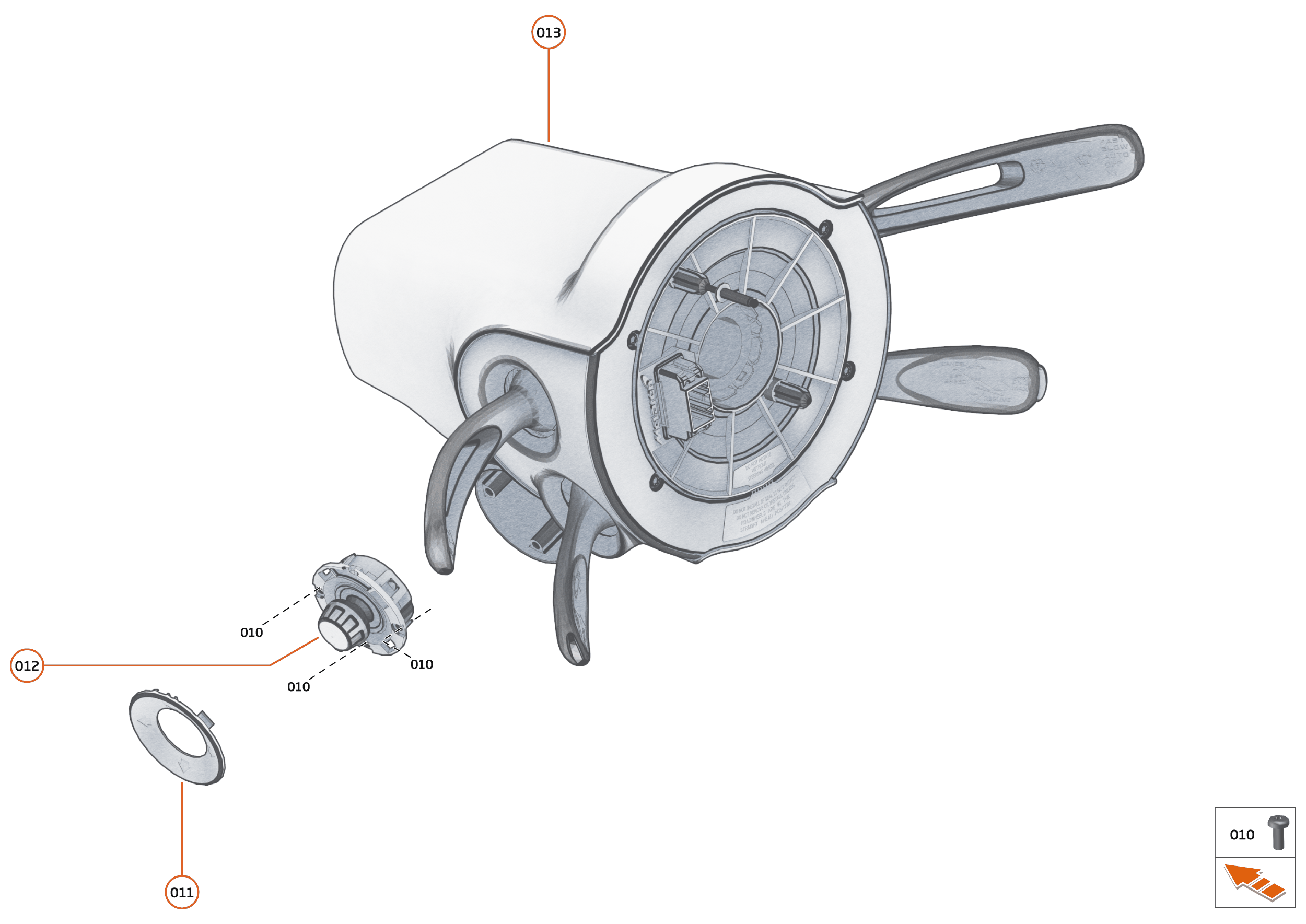 37 - ELECTRICAL SYSTEMS - 37.8 - STEERING COLUMN MODULE of McLaren McLaren GT McLaren GT