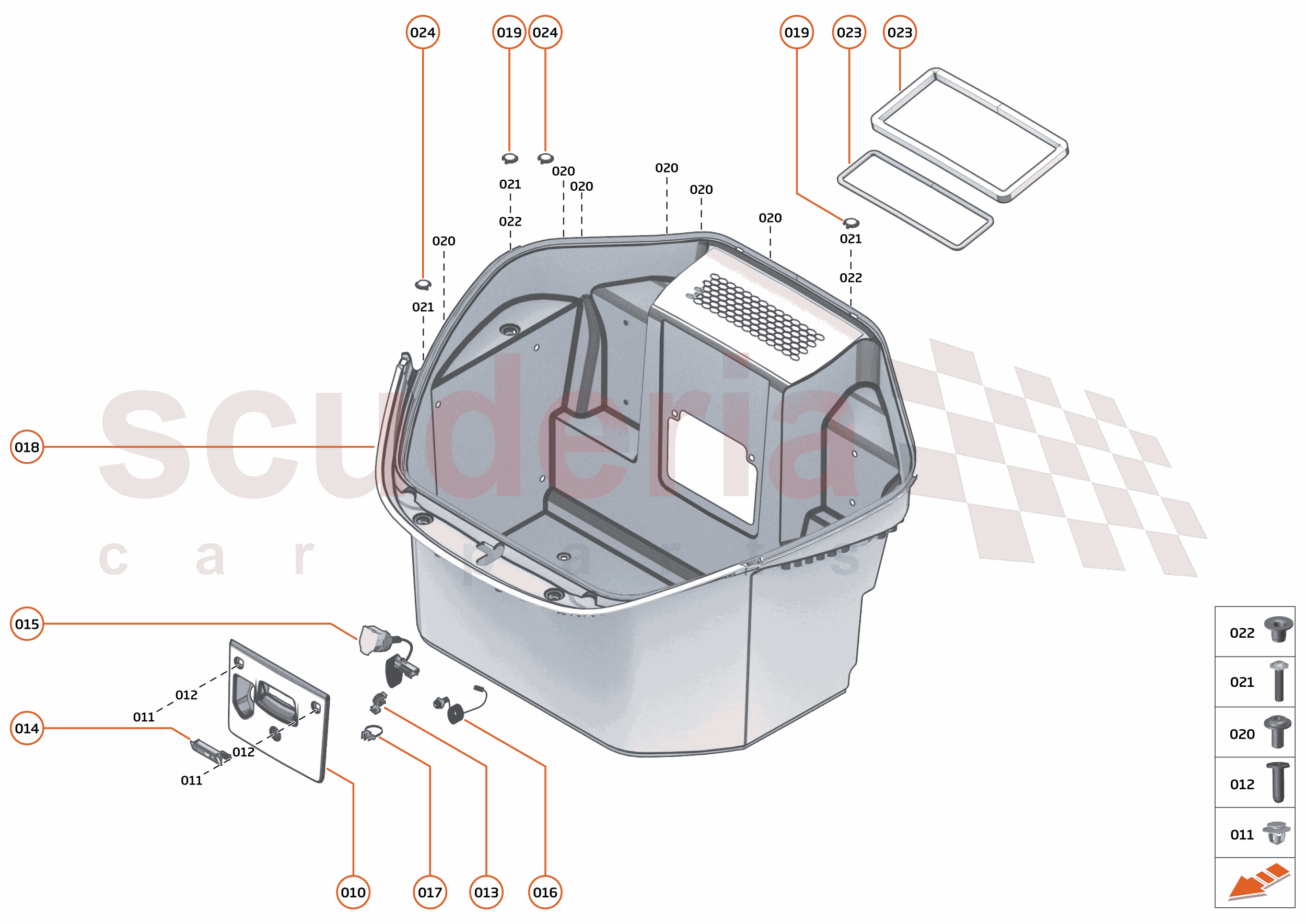 11 - EXTERIOR ORNAMENTATION - 11.5 - LUGGAGE of McLaren McLaren McLaren 765LT Spider