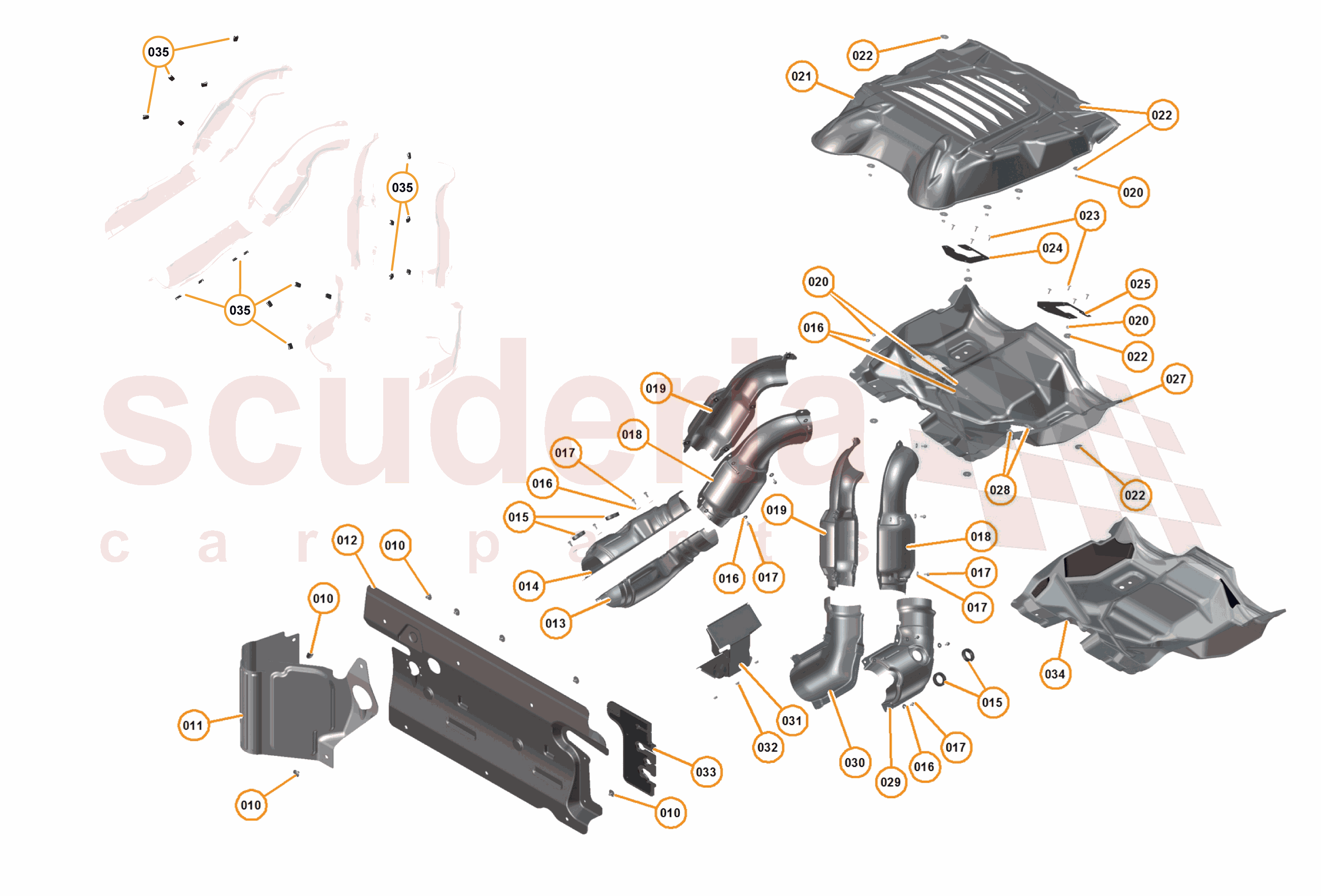 15 - E1 - HEAT INSULATION - 15.1 - 01 - HEAT INSULATION of McLaren McLaren McLaren 650S Coupe