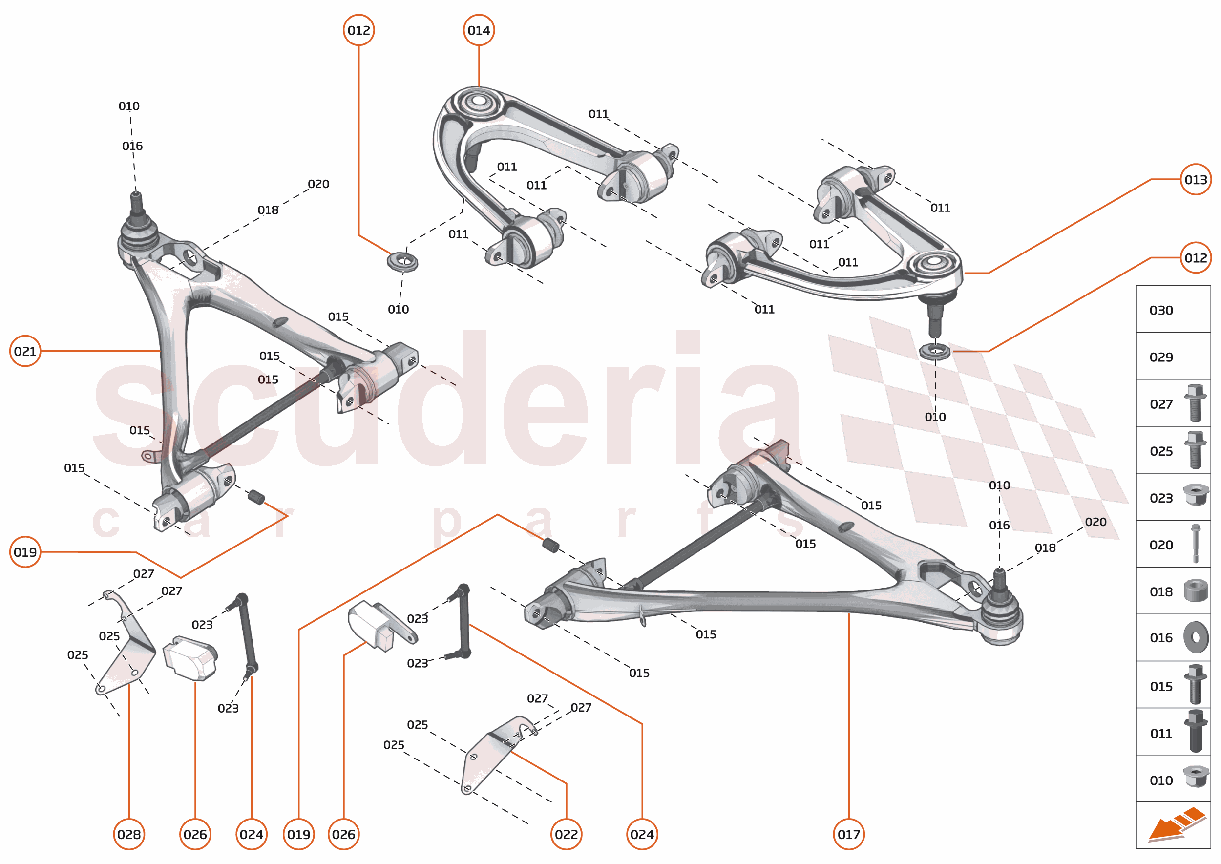 17 - SUSPENSION - 17.3 - TRANSVERSE LINKS FRONT of McLaren McLaren Ultimate Series McLaren Senna