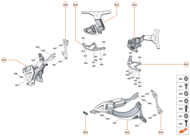 7 - CLOSURES - 7.4 - DOOR HINGE of McLaren McLaren Ultimate Series McLaren Speedtail
