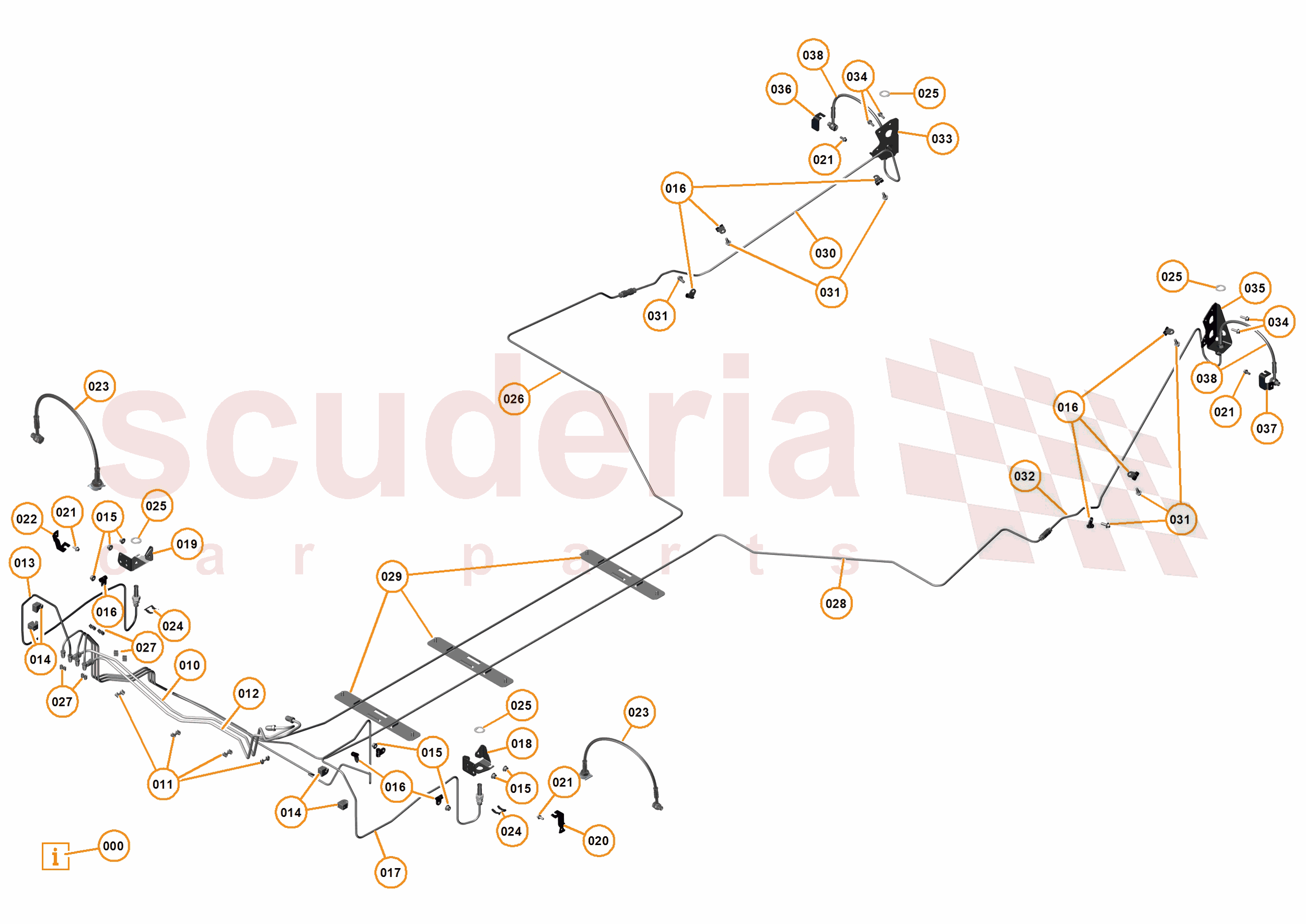 23 - BRAKES - SYSTEMS - 23.4 - BRAKE PIPES of McLaren McLaren Ultimate Series McLaren P1 Coupe