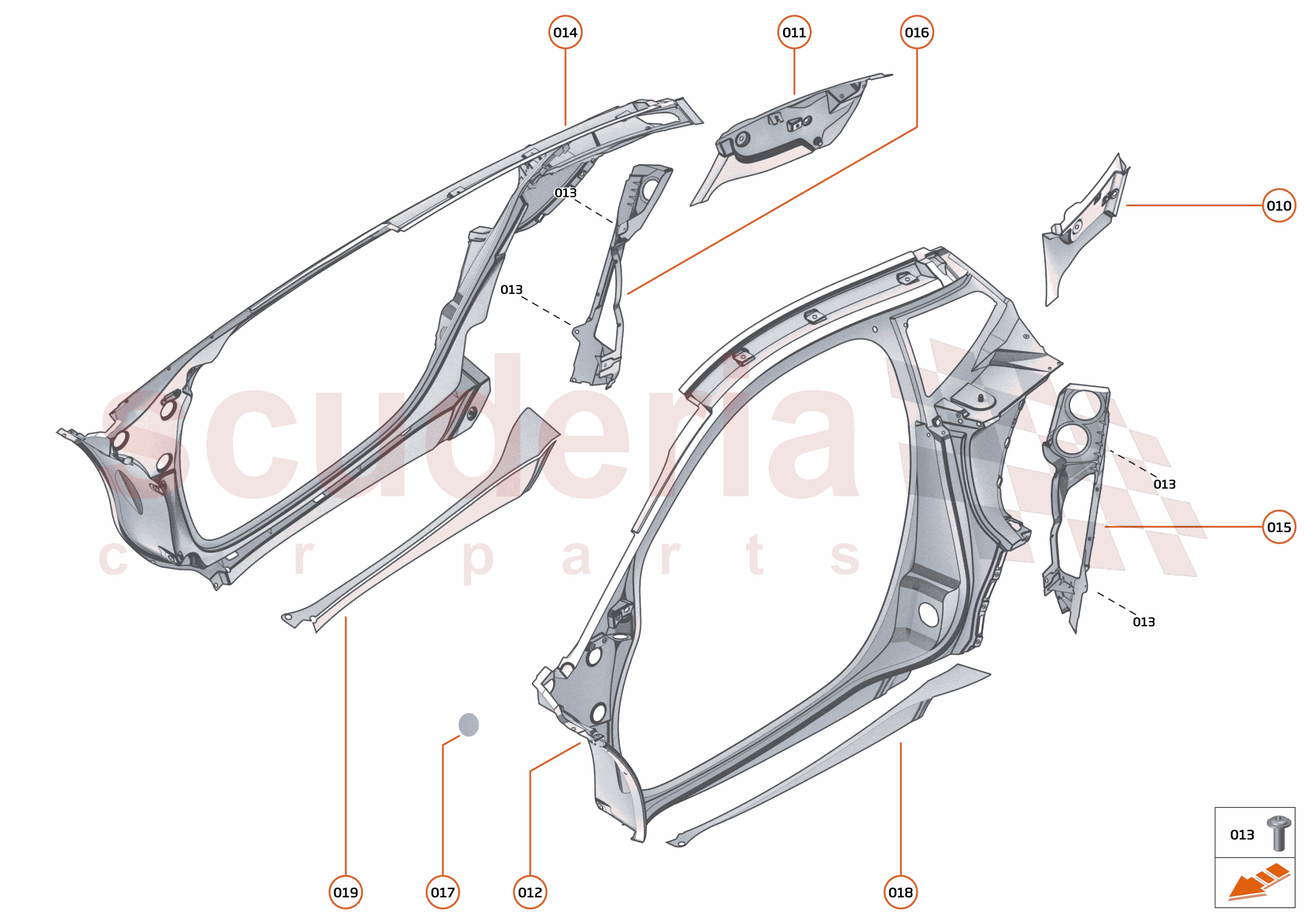 6 - PANELS - 6.1 - MID PANELS of McLaren McLaren McLaren Artura