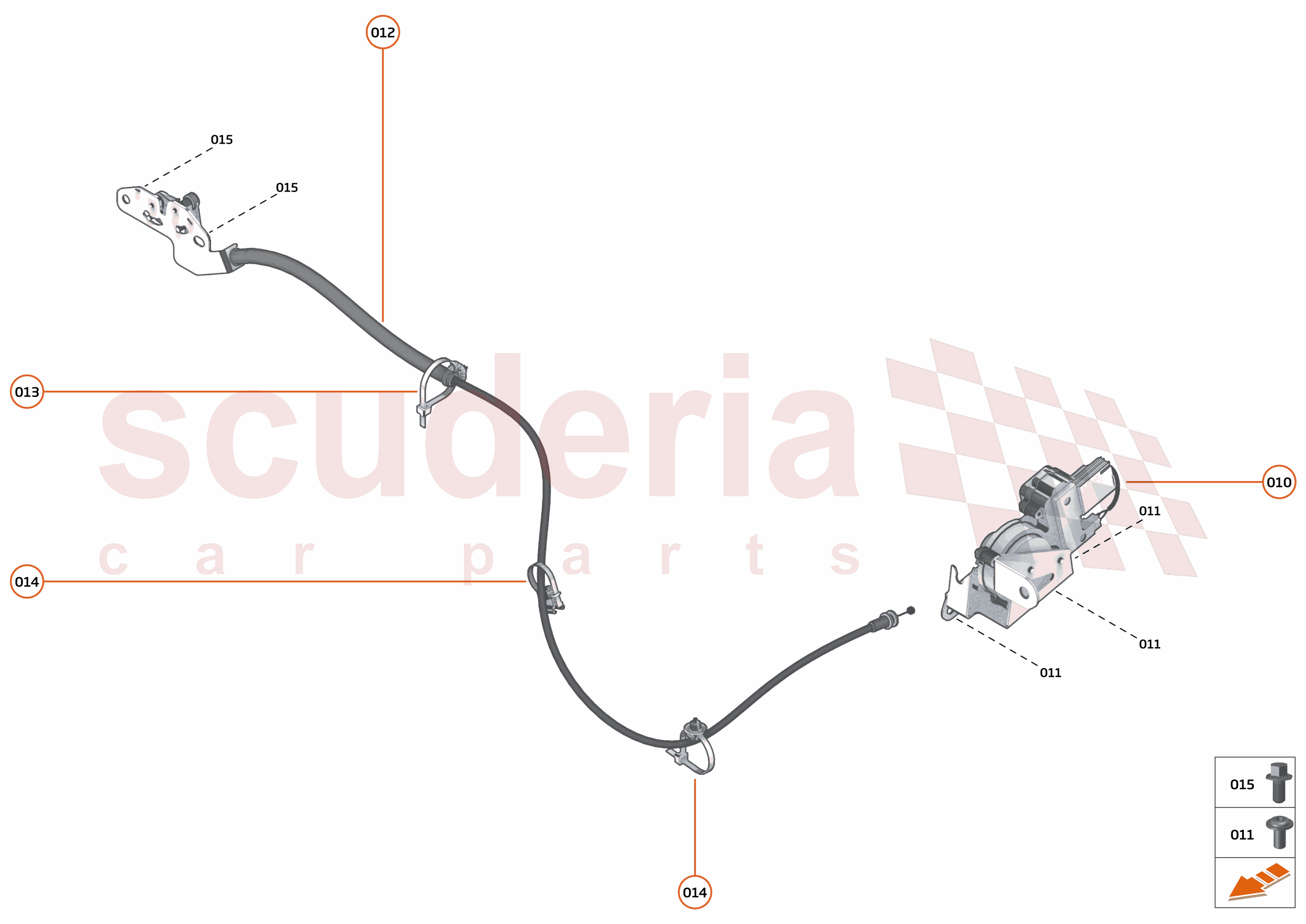 6 - CLOSURES - 6.12 - TAILGATE/ENGINE COVER LATCH of McLaren McLaren McLaren 620R