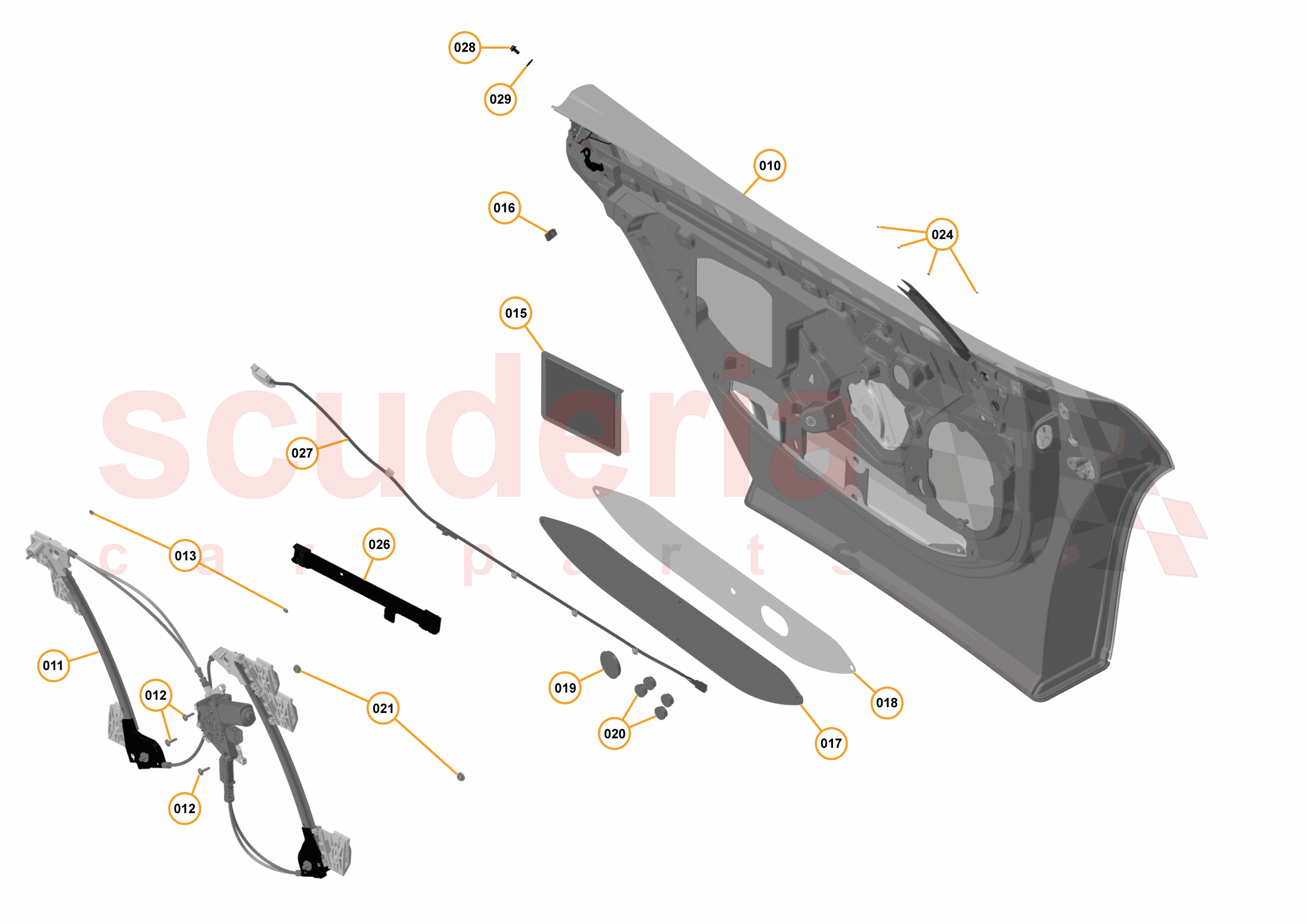 3 - A3 -CLOSURES - 3.5 - 03 - DOOR LH - INTERNAL of McLaren McLaren McLaren 675LT Spider