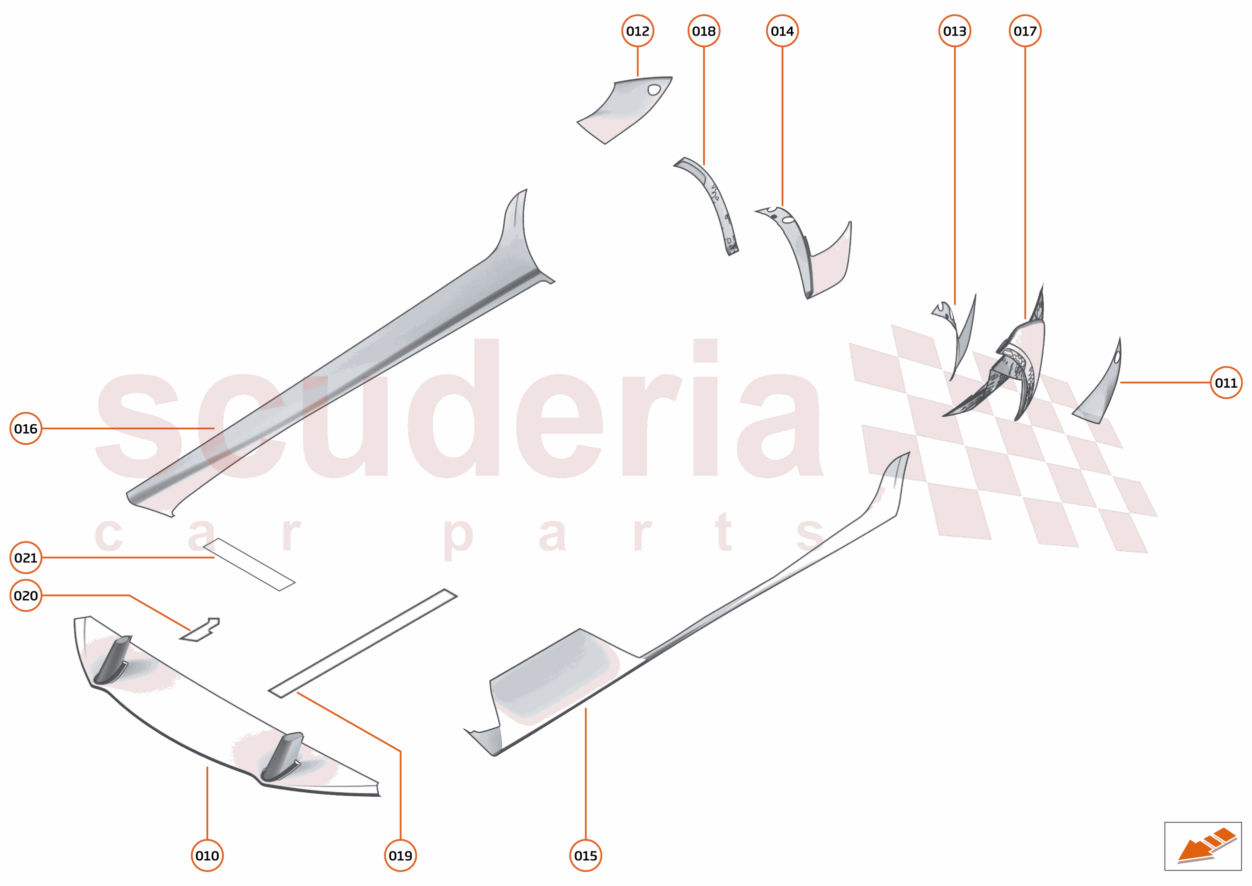 15 - ACCESSORIES - BODY EXTERIOR - 15.2 - ACCESSORIES EXTERIOR of McLaren McLaren Ultimate Series McLaren Elva